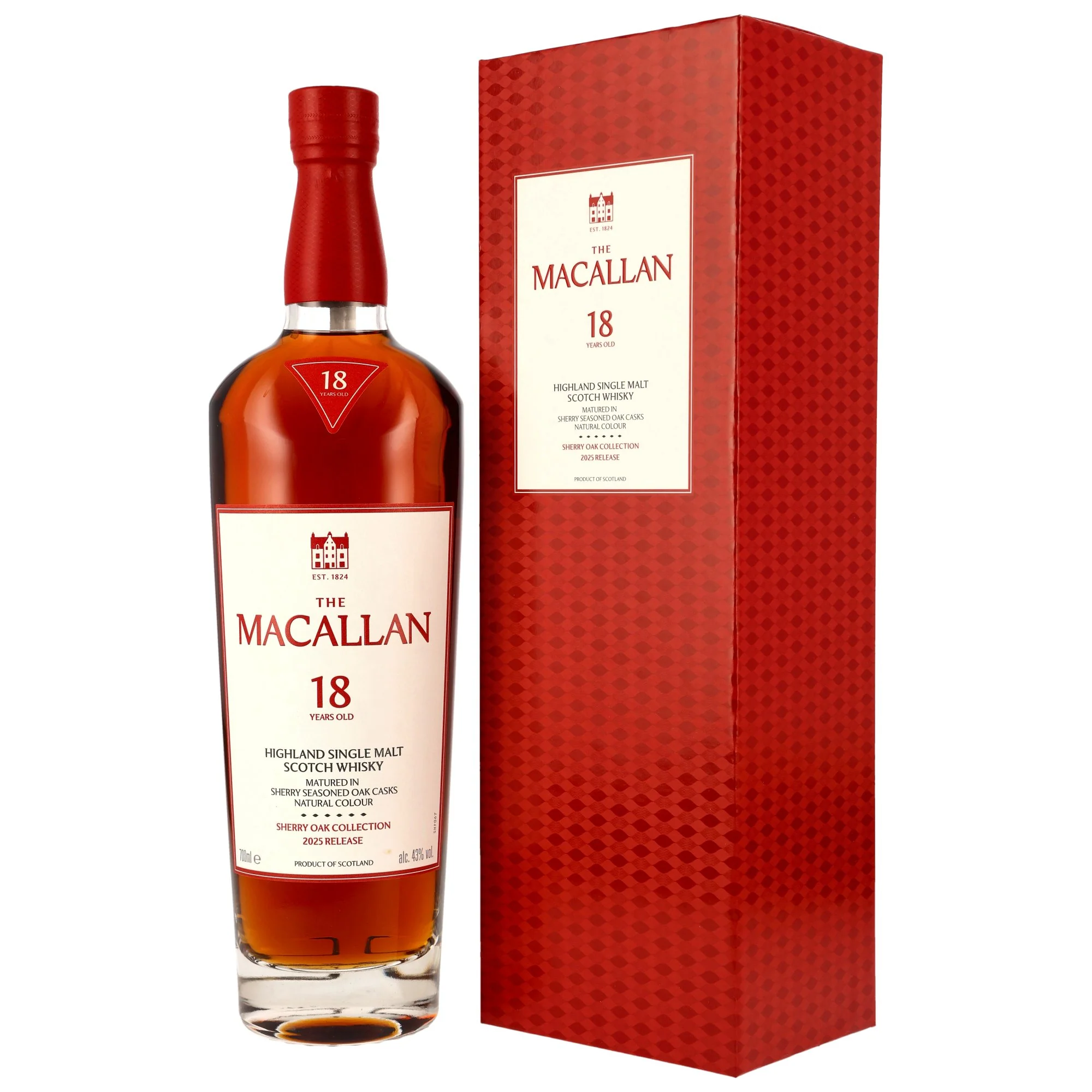 Macallan 18 Jahre Sherry Oak Collection 2025 Edition 43% 0,7l