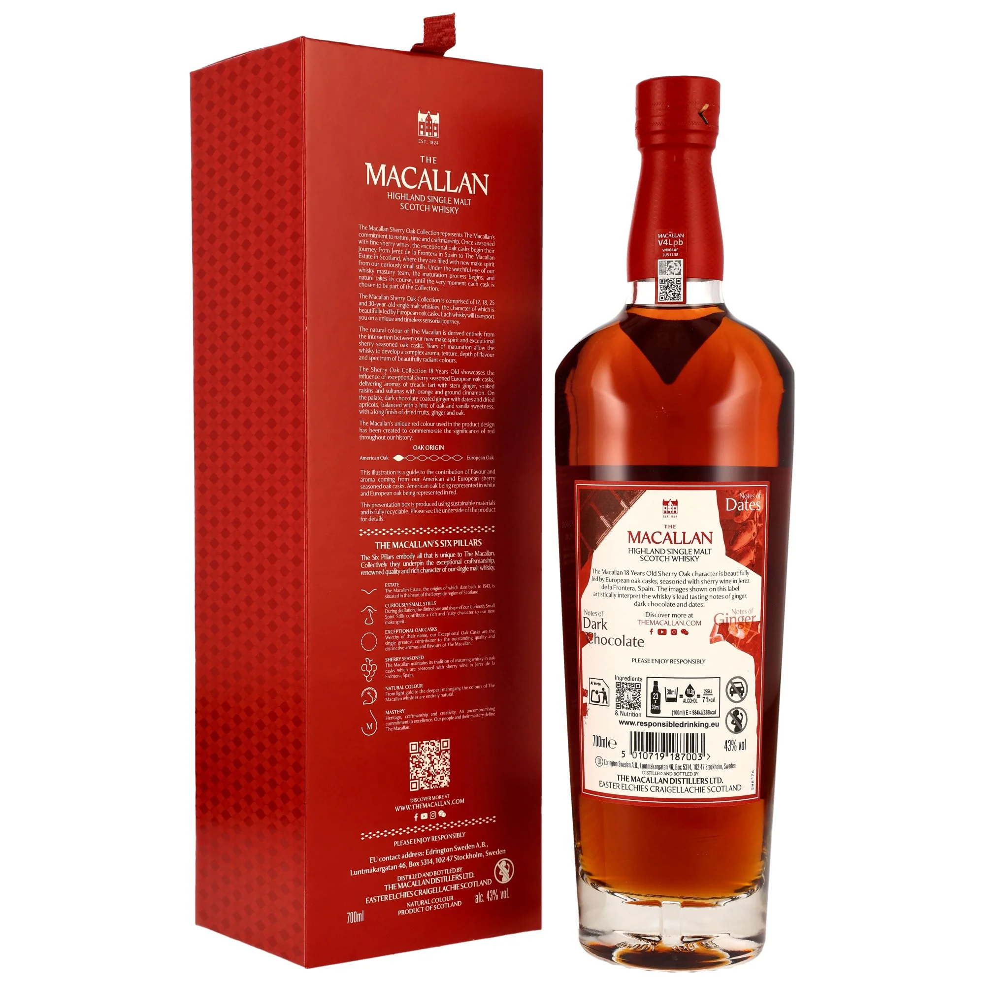 Macallan 18 Jahre Sherry Oak Collection 2025 Edition 43% 0,7l - Image 2