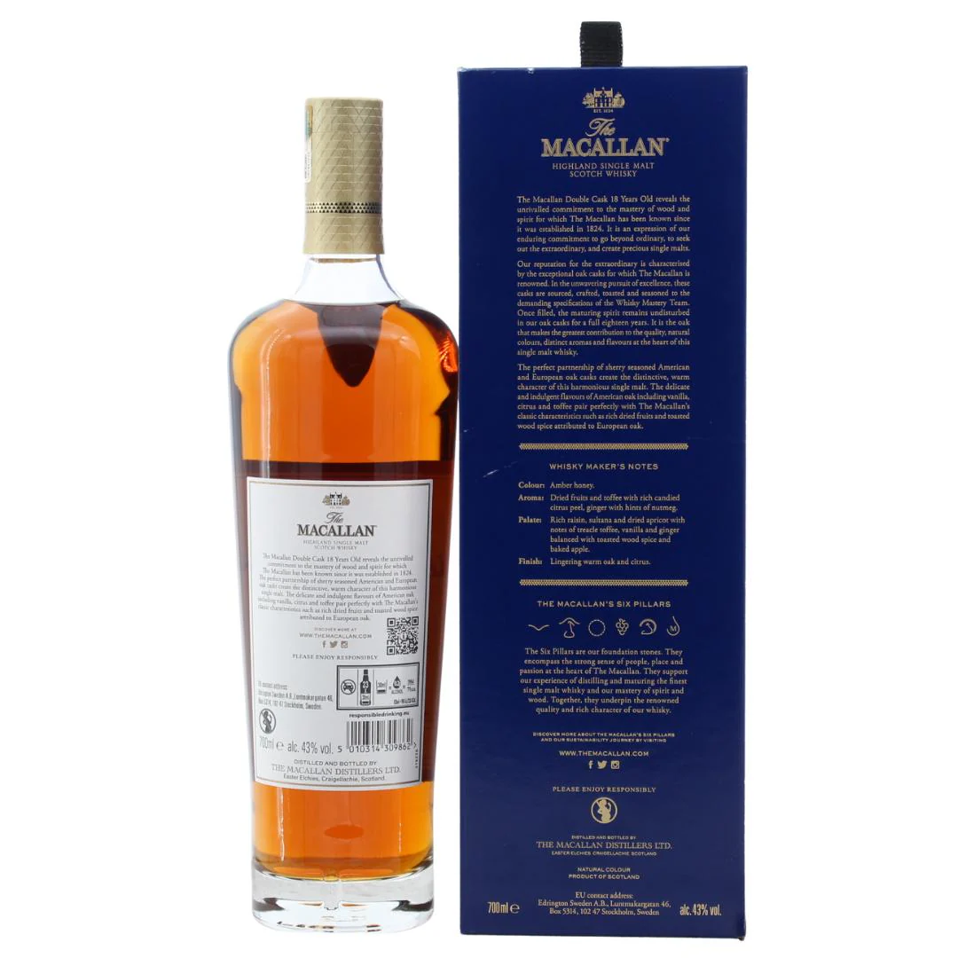 Macallan 18 Jahre Double Cask 2023 Release 43% 0,7l - Image 2