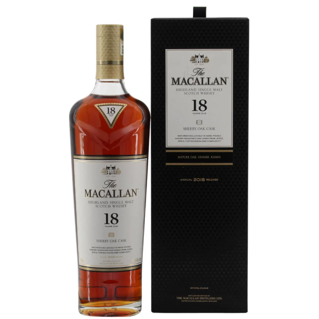 Macallan 18 Jahre Sherry Oak Cask 2018 Release 43% 0,7l