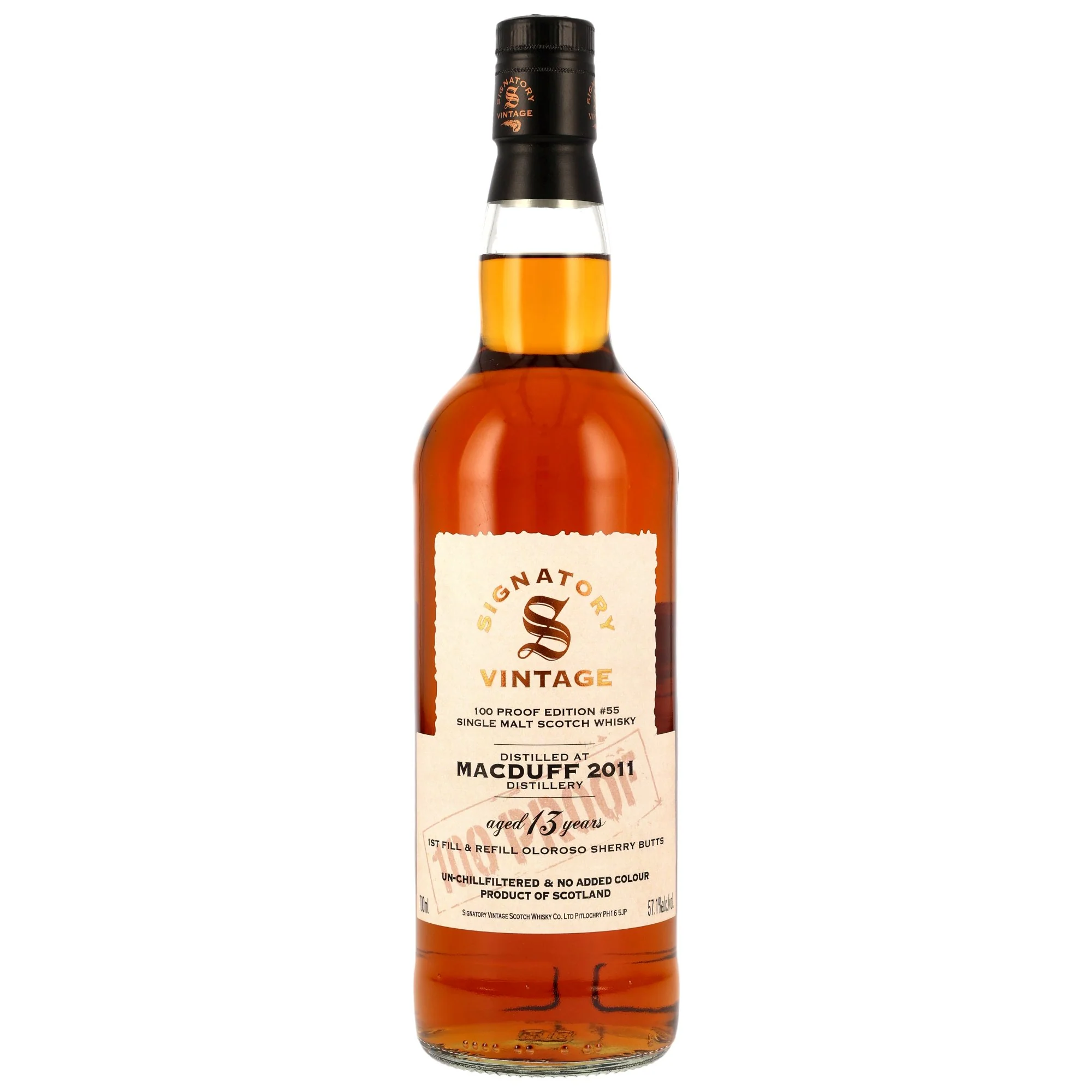 Macduff 13 Jahre 2011/2025 100 Proof Edition #55 SV 57,1% 0,7l