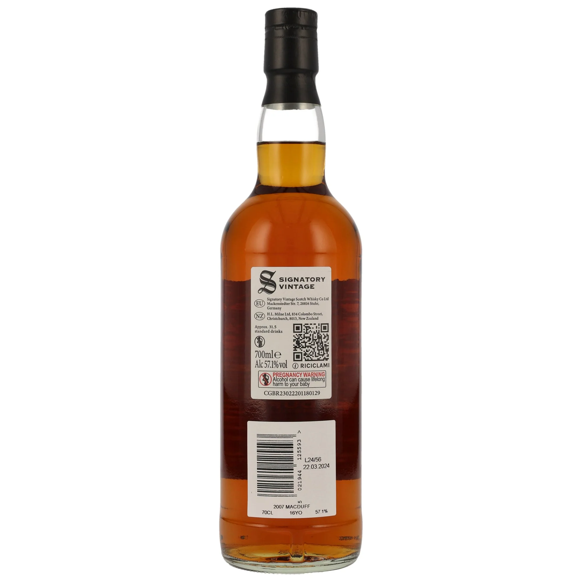Macduff 2007 SV 100 Proof Exceptional Cask Edition 3 57,1% 0,7l - Image 2