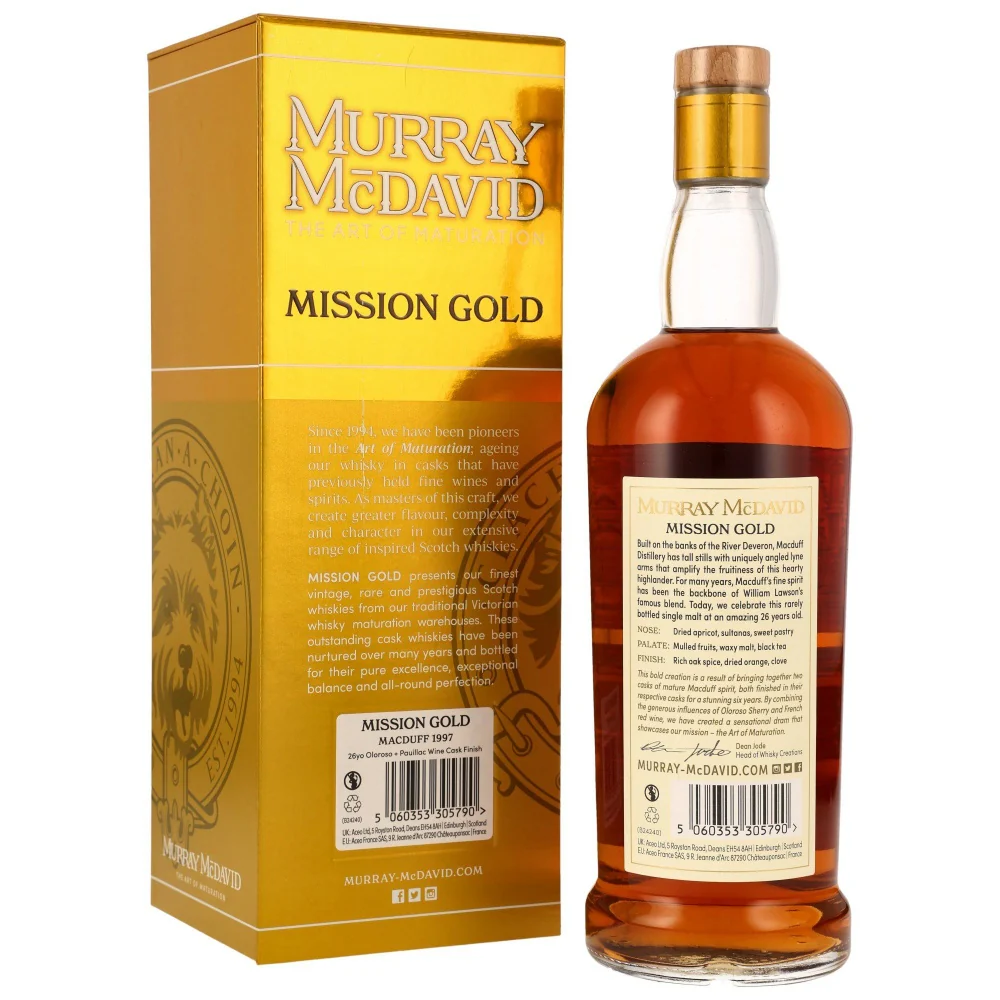 Macduff 26 Jahre Mission Gold Murray McDavid 47,9% 0,7l - Image 2