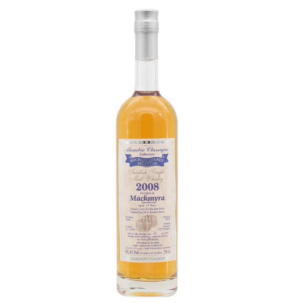Mackmyra 15 Jahre 2008/2023 Rum Finish Single Cask #23022 Alambic Classique 55,4% 0,7l