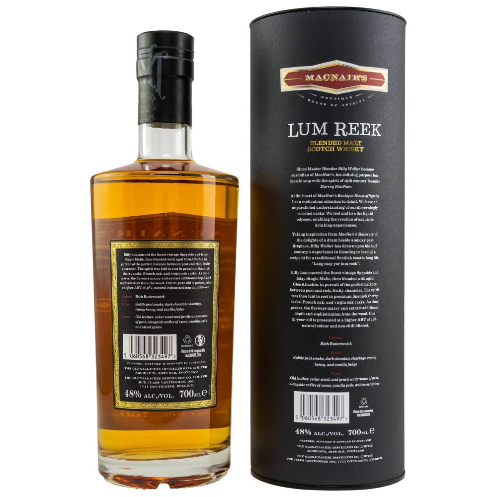 MacNair's Lum Reek 21 Jahre 48% 0,7l - Image 2