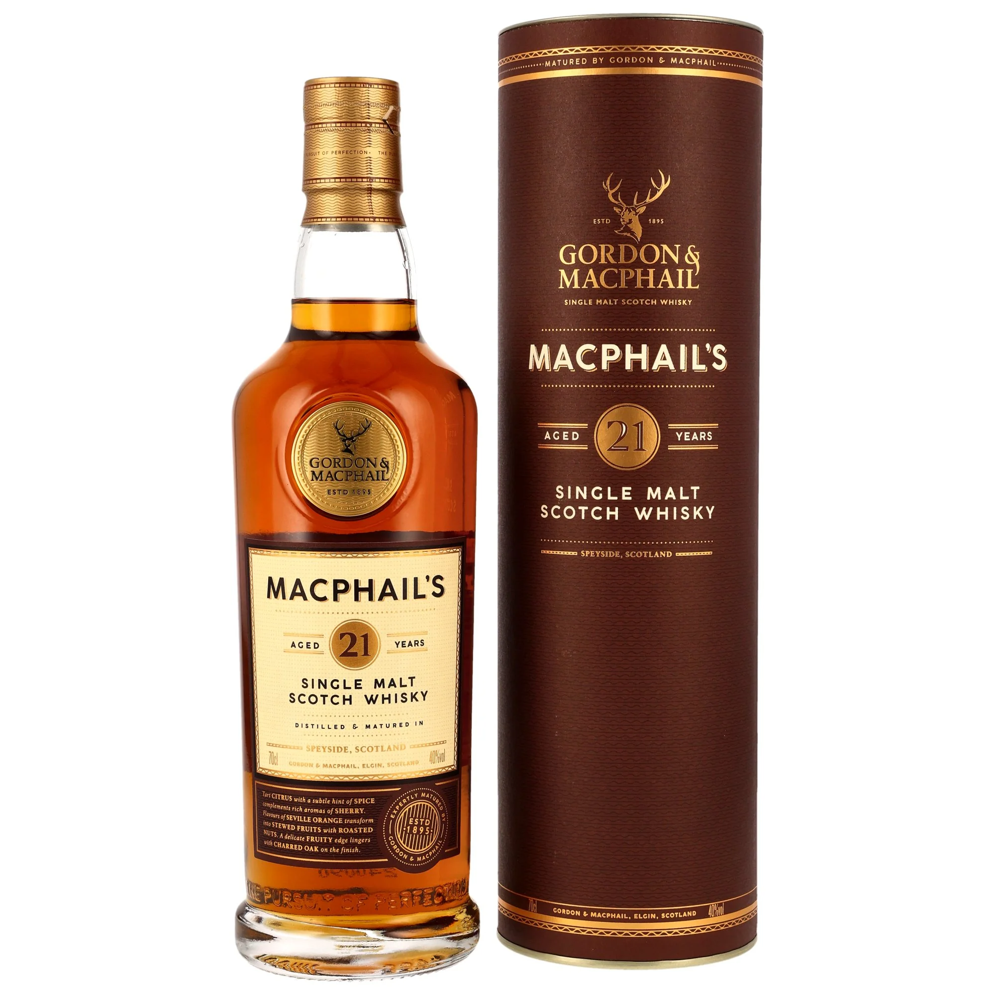 MacPhail's 21 Years Old Gordon & MacPhail 40% 0,7l