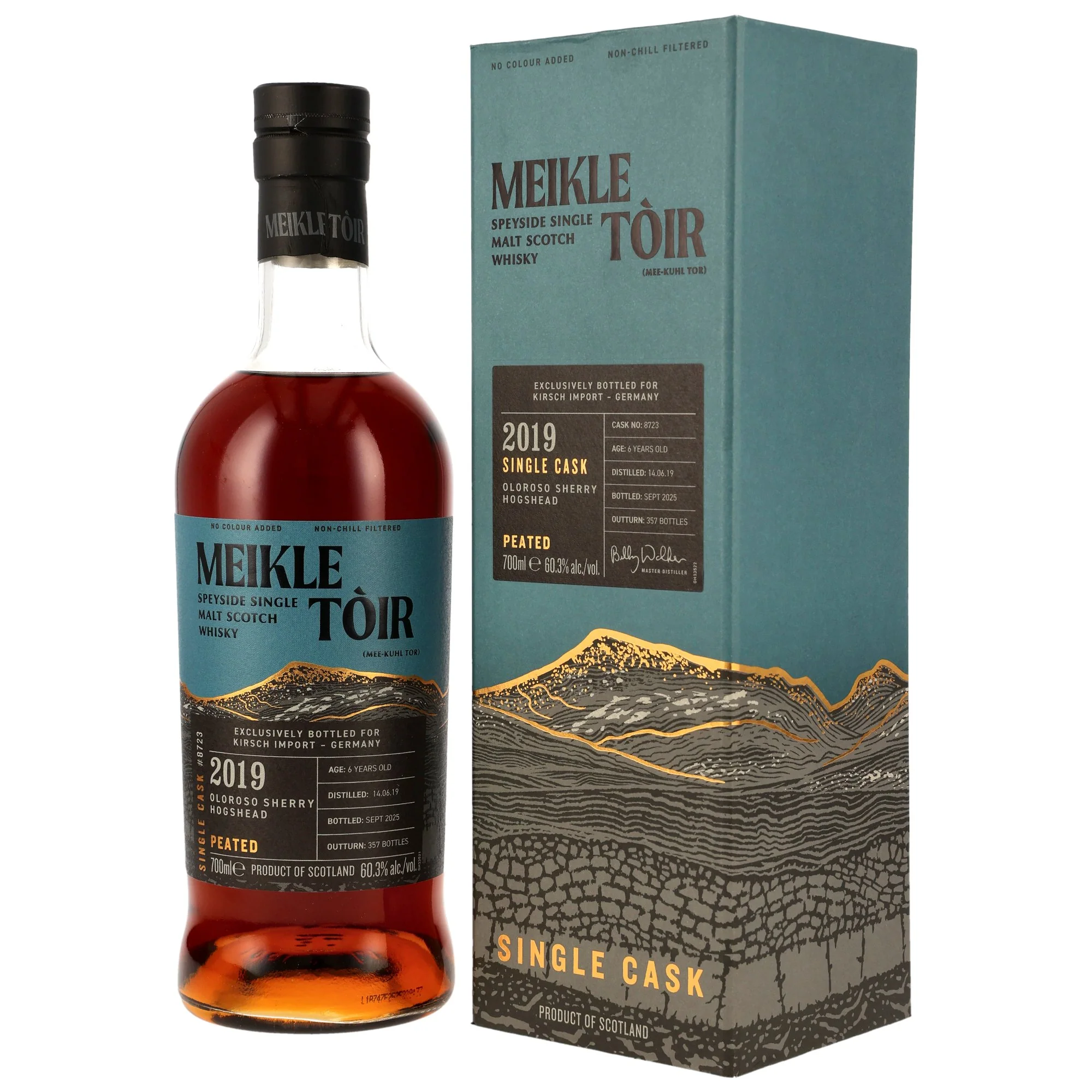 Meikle Toir 6 Jahre 2019/2025 Oloroso Sherry Cask #8723 60,3% 0,7l