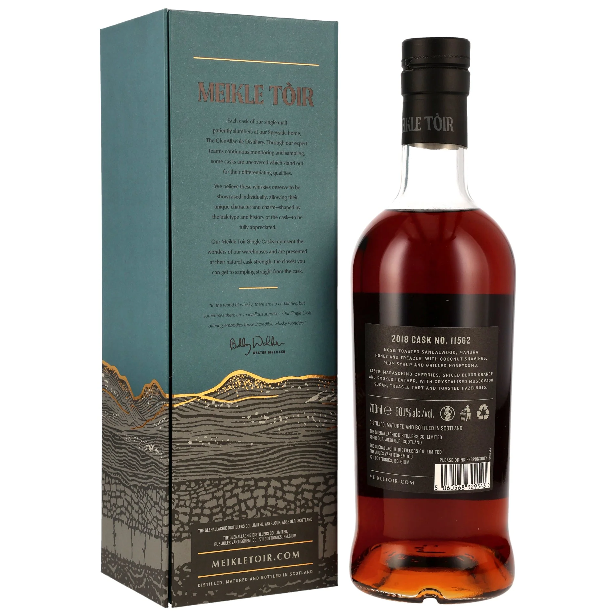 Meikle Toir 7 Jahre 2018/2025 PX Sherry HHD #11562 Heavily Peated GlenAllachie 60,1% 0,7l - Image 2