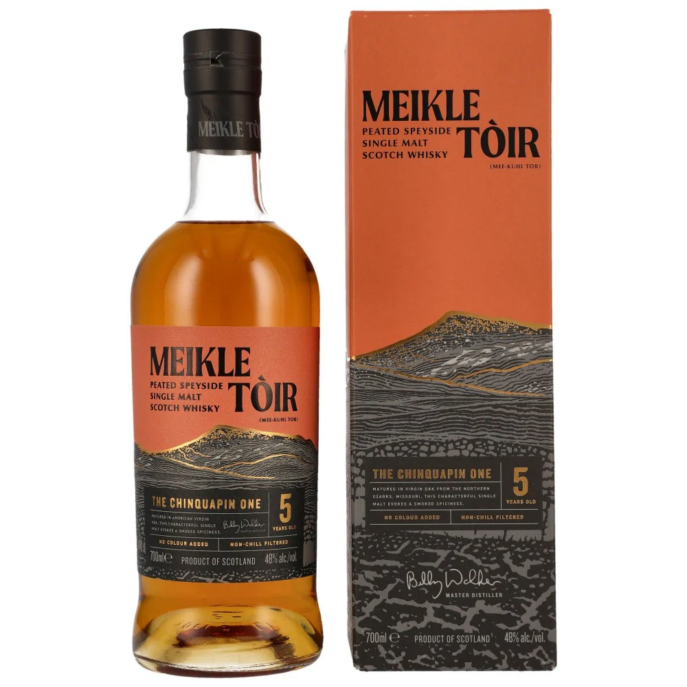 Meikle Tòir The Chinquapin One Peated 35ppm 48% 0,7l