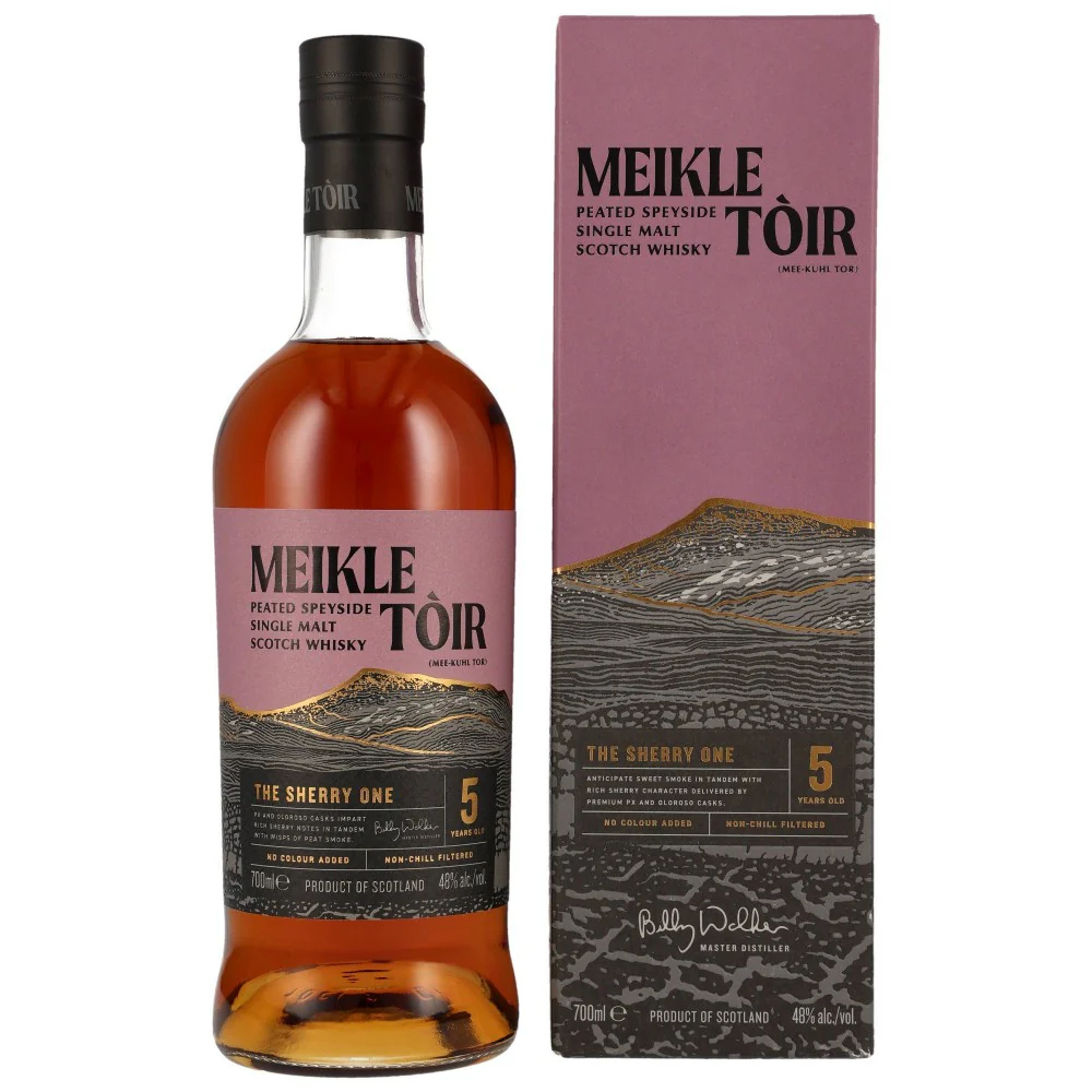 Meikle Tòir The Sherry One Peated 35 ppm 48% 0,7l