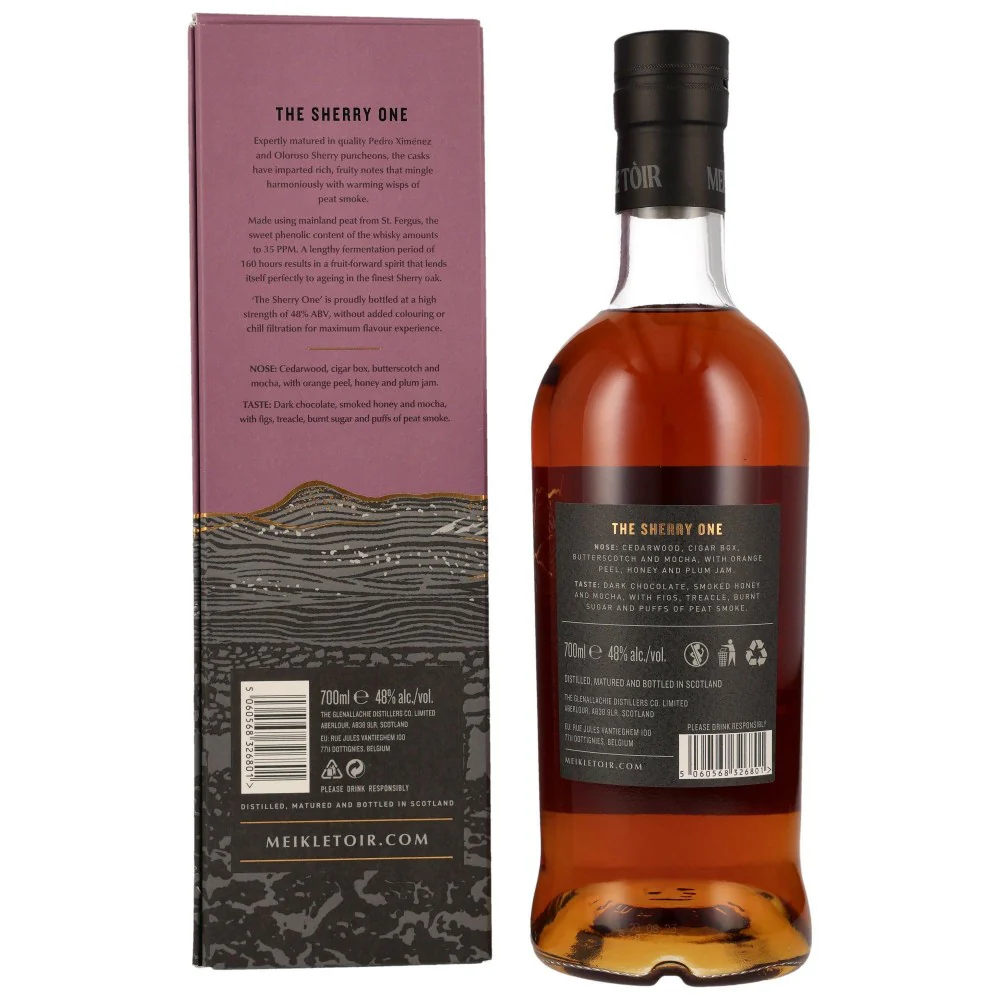 Meikle Tòir The Sherry One Peated 35 ppm 48% 0,7l - Image 2