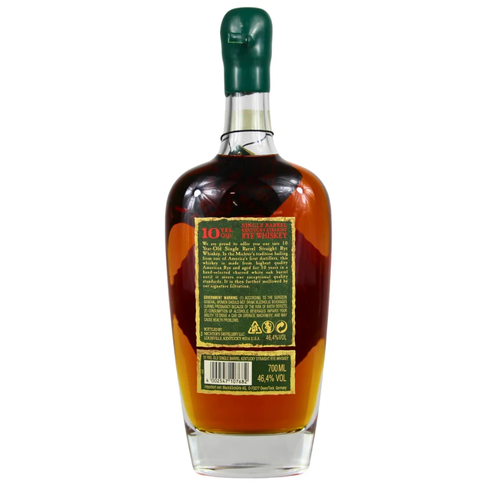 Michter's 10 Jahre Single Barrel Rye 46,4% 0,7l - Image 4