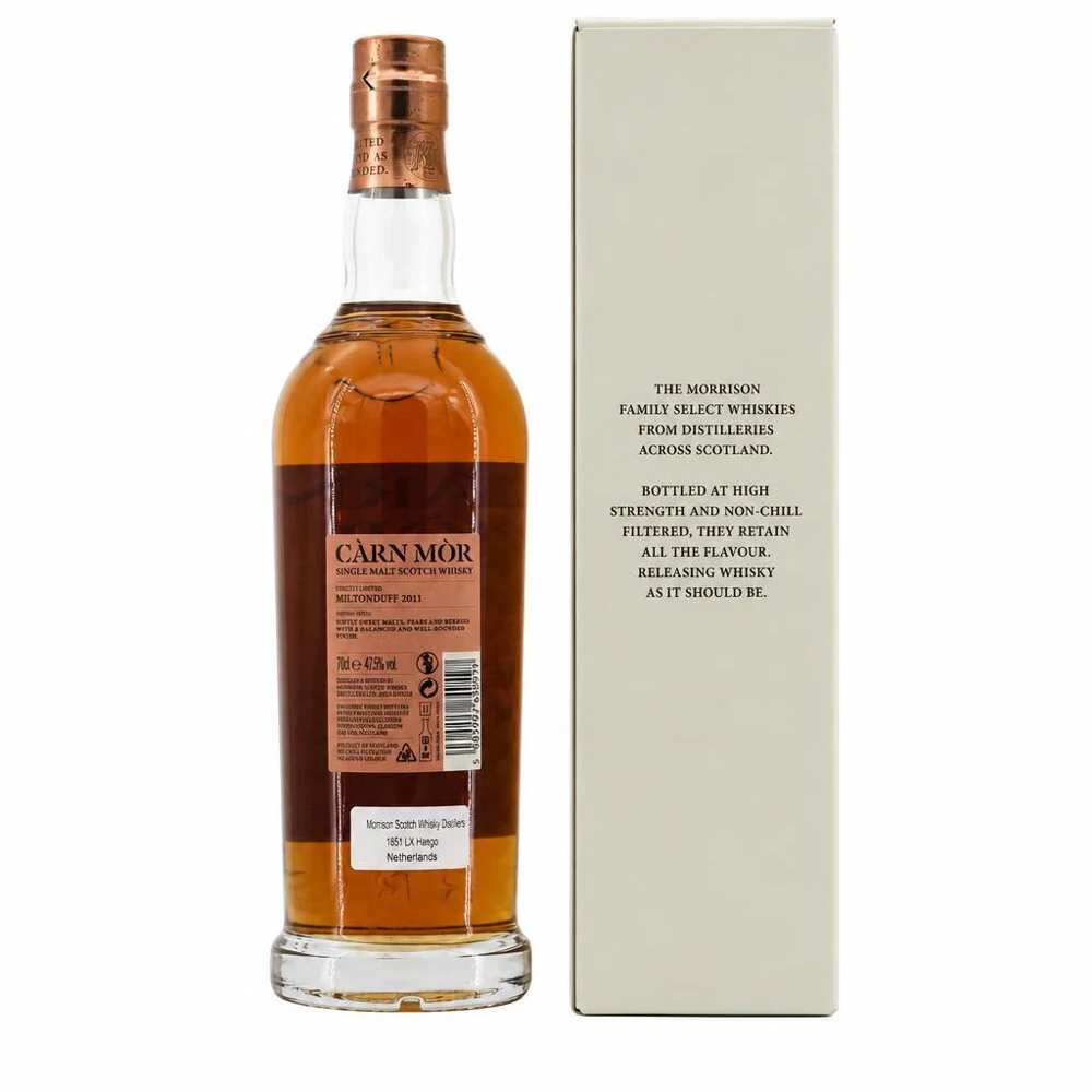 Miltonduff 12 Jahre 2011/2023 Carn Mor Chateau Beychevelle 47,,5% 0,7l - Image 2