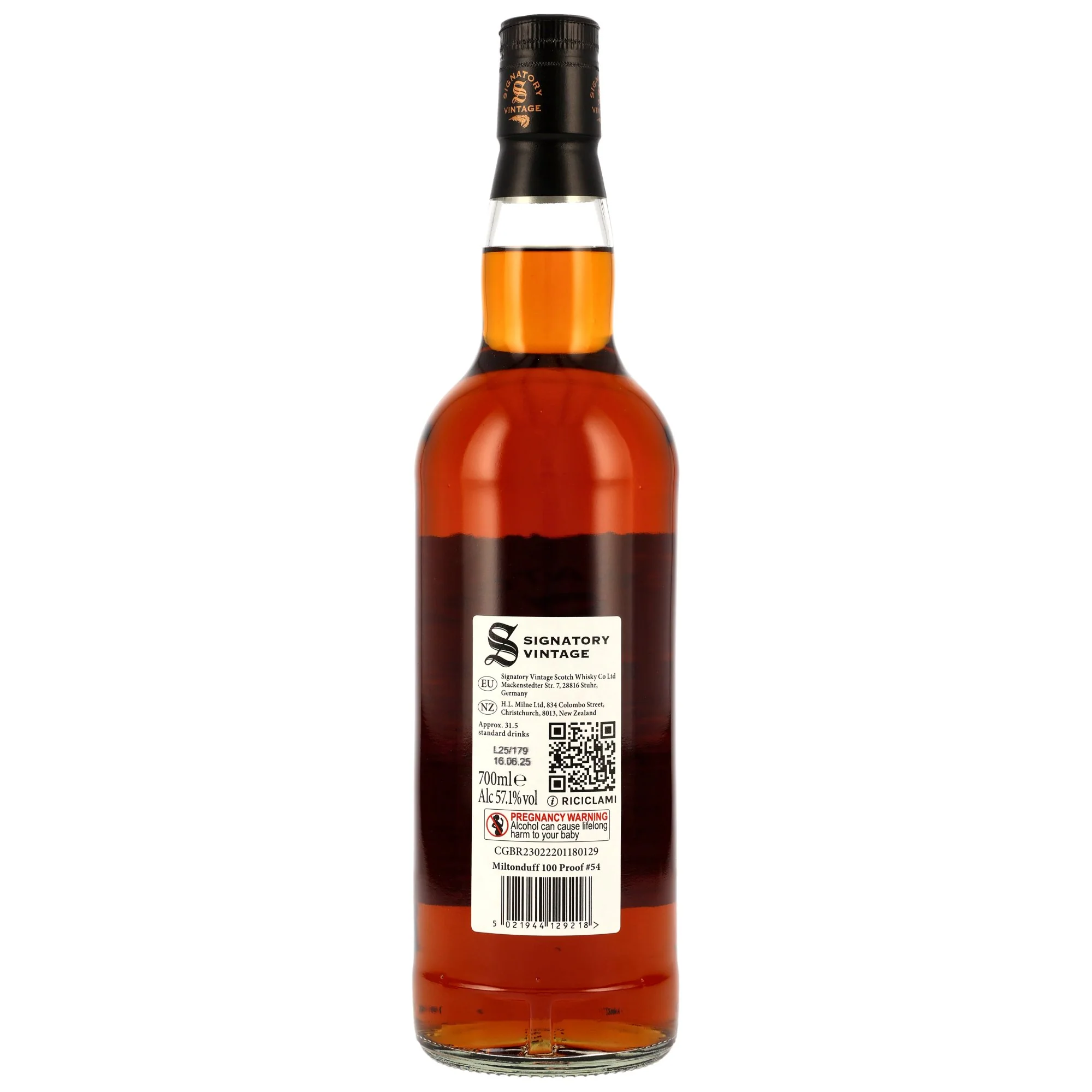 Miltonduff 14 Jahre 2011/2025 Oloroso Sherry Casks 100 Proof Edition #54 SV 57,1% 0,7l - Image 2