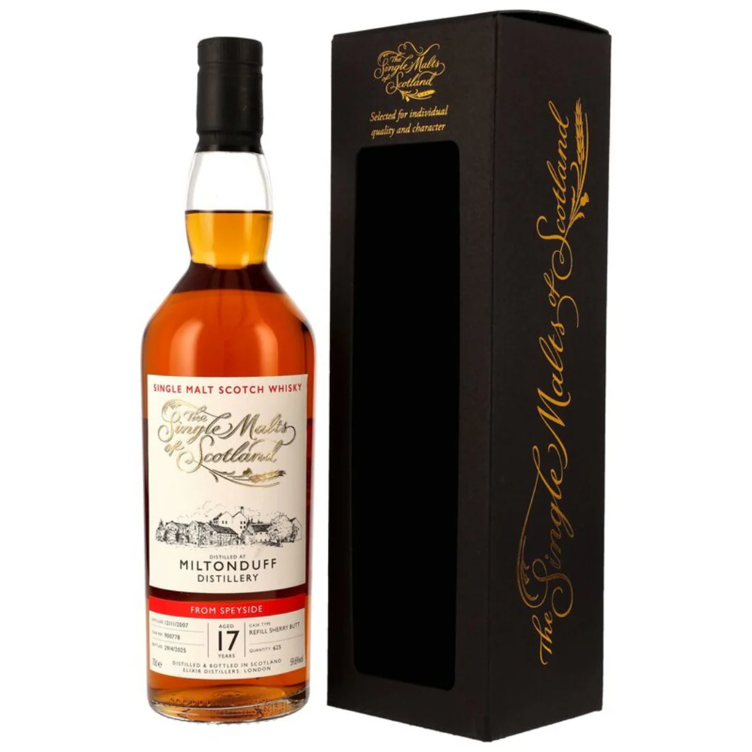 Miltonduff 2007/2025 17 Jahre SMoS Refill Sherry Butt #900778 59,6% 0,7l