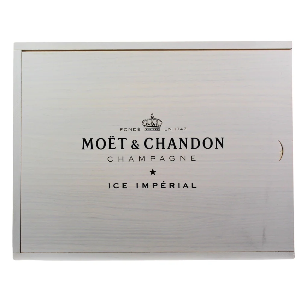 Moet & Chandon Champagne Ice Imperial Holzbox 12% 2x0,75l + 4 Gläser - Image 2