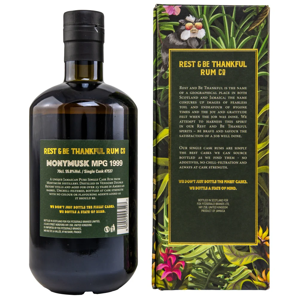 Monymusk 23 Jahre MPG Single Cask #7537 55,8% 0,7l - Image 2