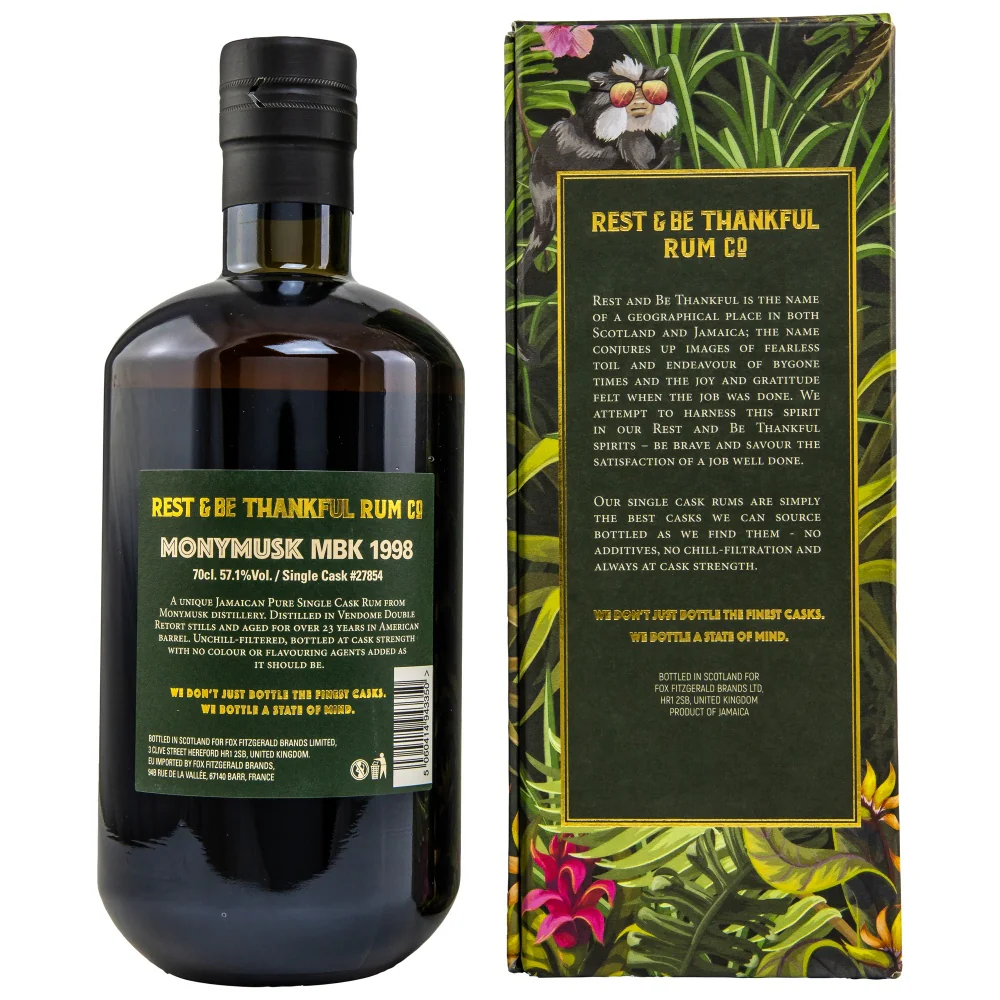 Monymusk 23 Jahre MBK Single Cask #27854 57,1% 0,7l - Image 2