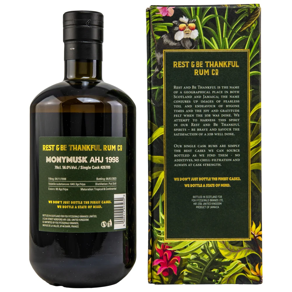 Monymusk 24 Jahre AHJ Single Cask #26709 56% 0,7l - Image 2