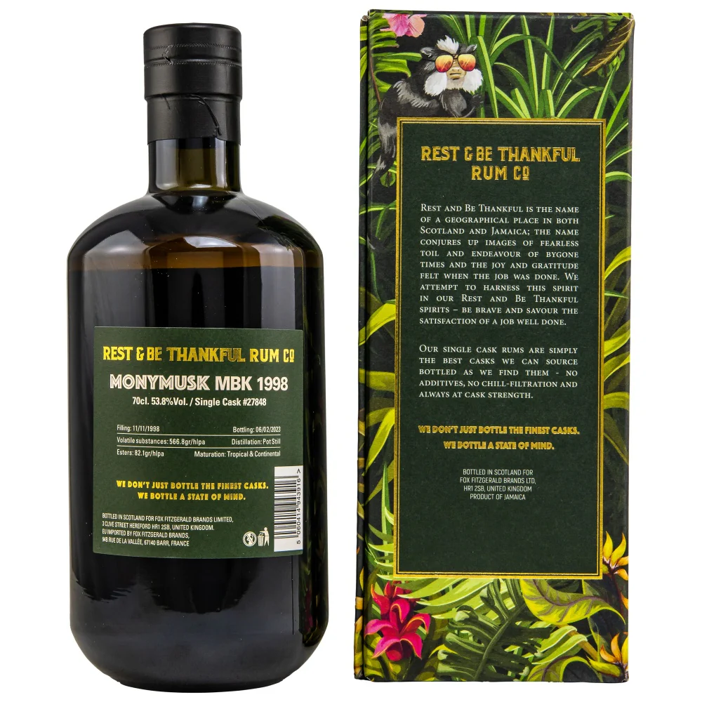 Monymusk 24 Jahre MBK Single Cask #27848 53,8% 0,7l - Image 2