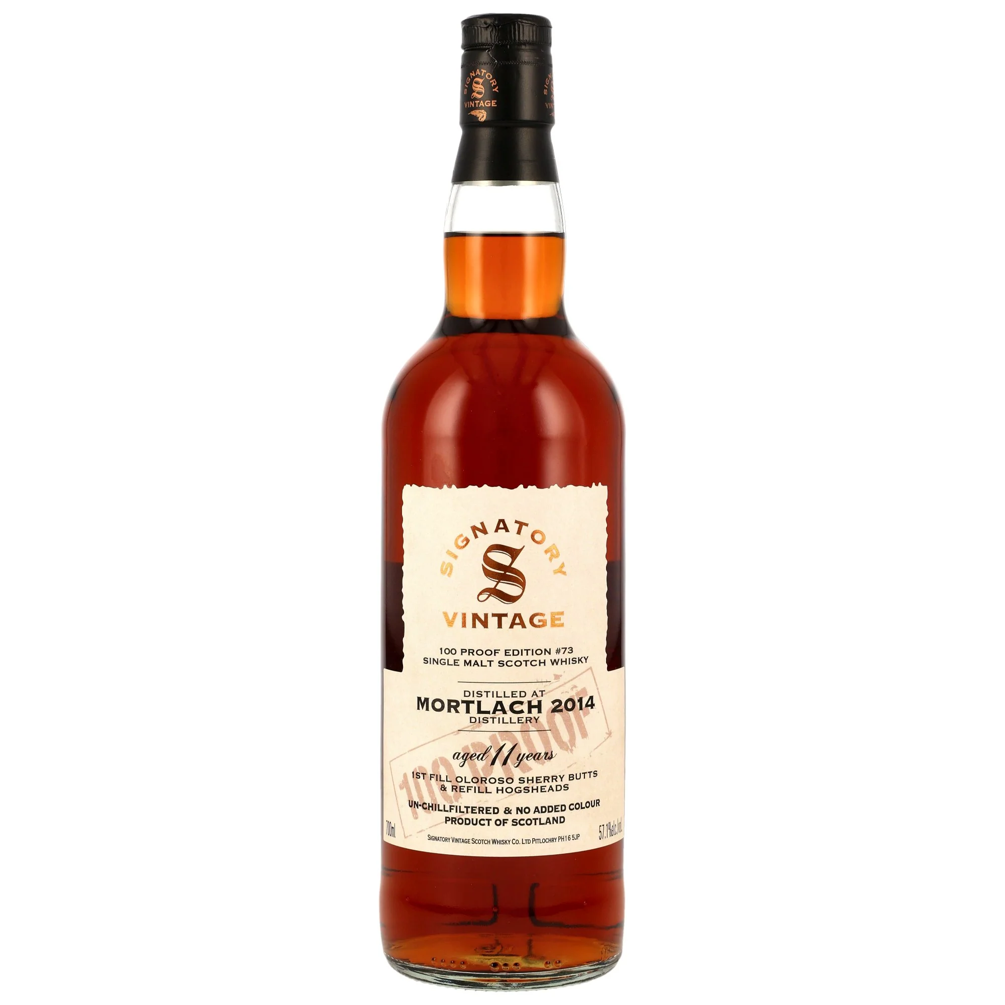 Mortlach 11 Jahre 2014/2026 Signatory Vintage 100 Proof Edition #73 57,1% 0,7l