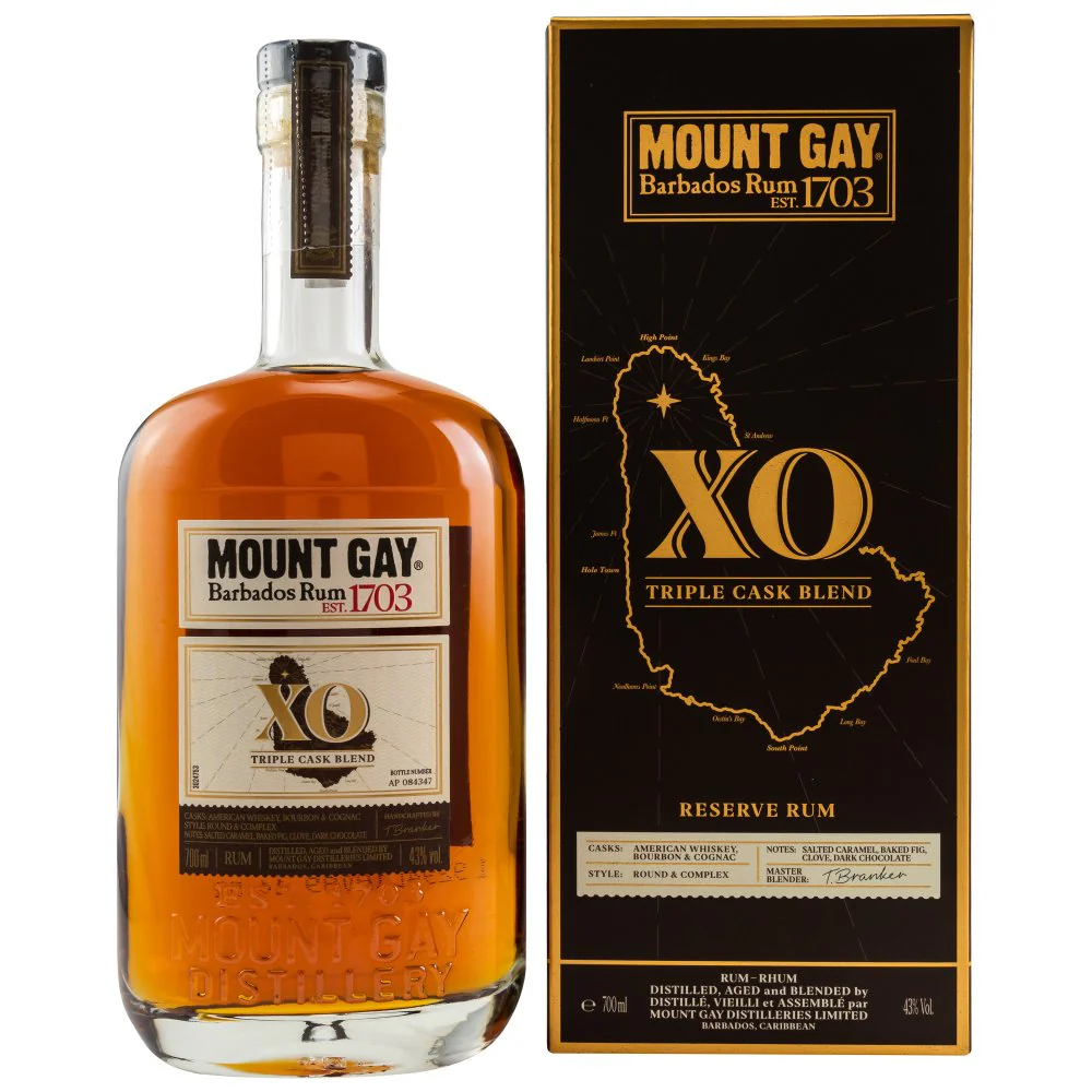 Mount Gay 1703 XO Barbados Rum 43% 0,7l