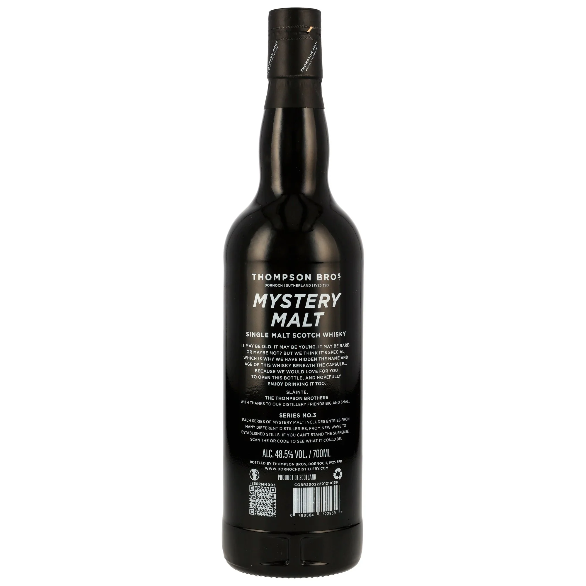 Mystery Malt Series No.3 Thompson Bros. 48,5% 0,7l - Image 2