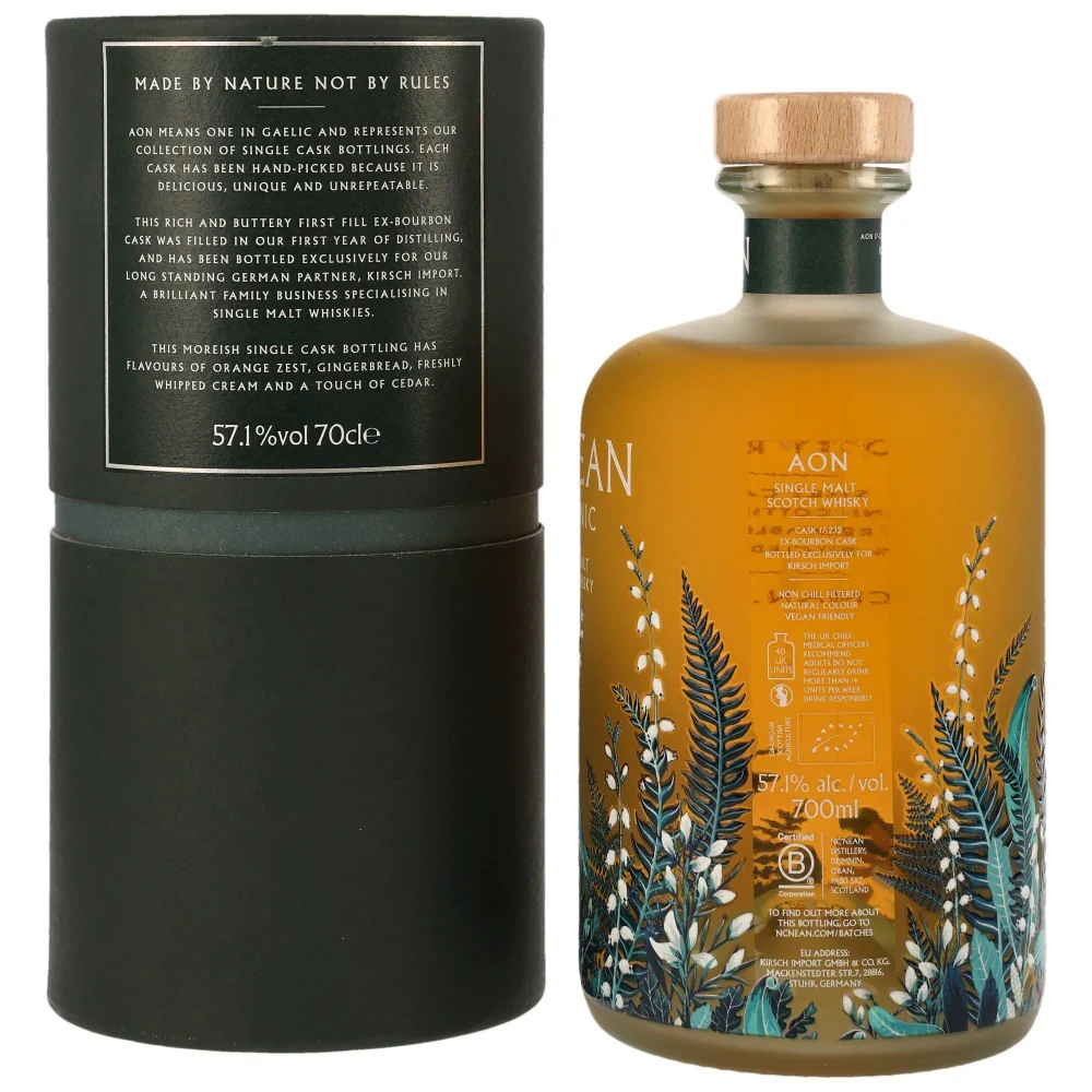 Nc'Nean Aon Bourbon Single Cask #17-232 exclusively for Germany 57,1% 0,7l - Image 2