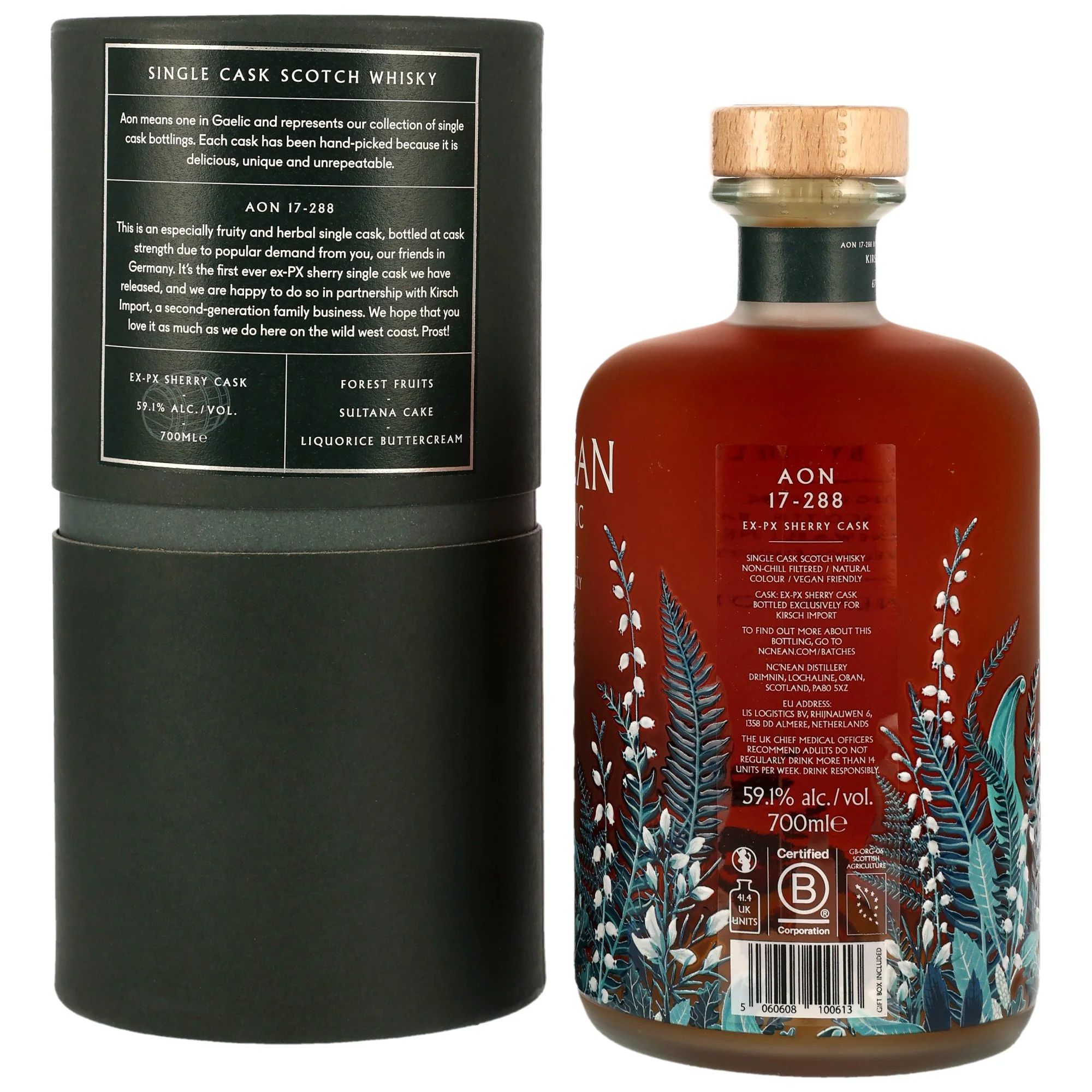 Nc'nean Aon Ex-PX-Sherry Cask #17-288 59,1% 0,7l - Image 2
