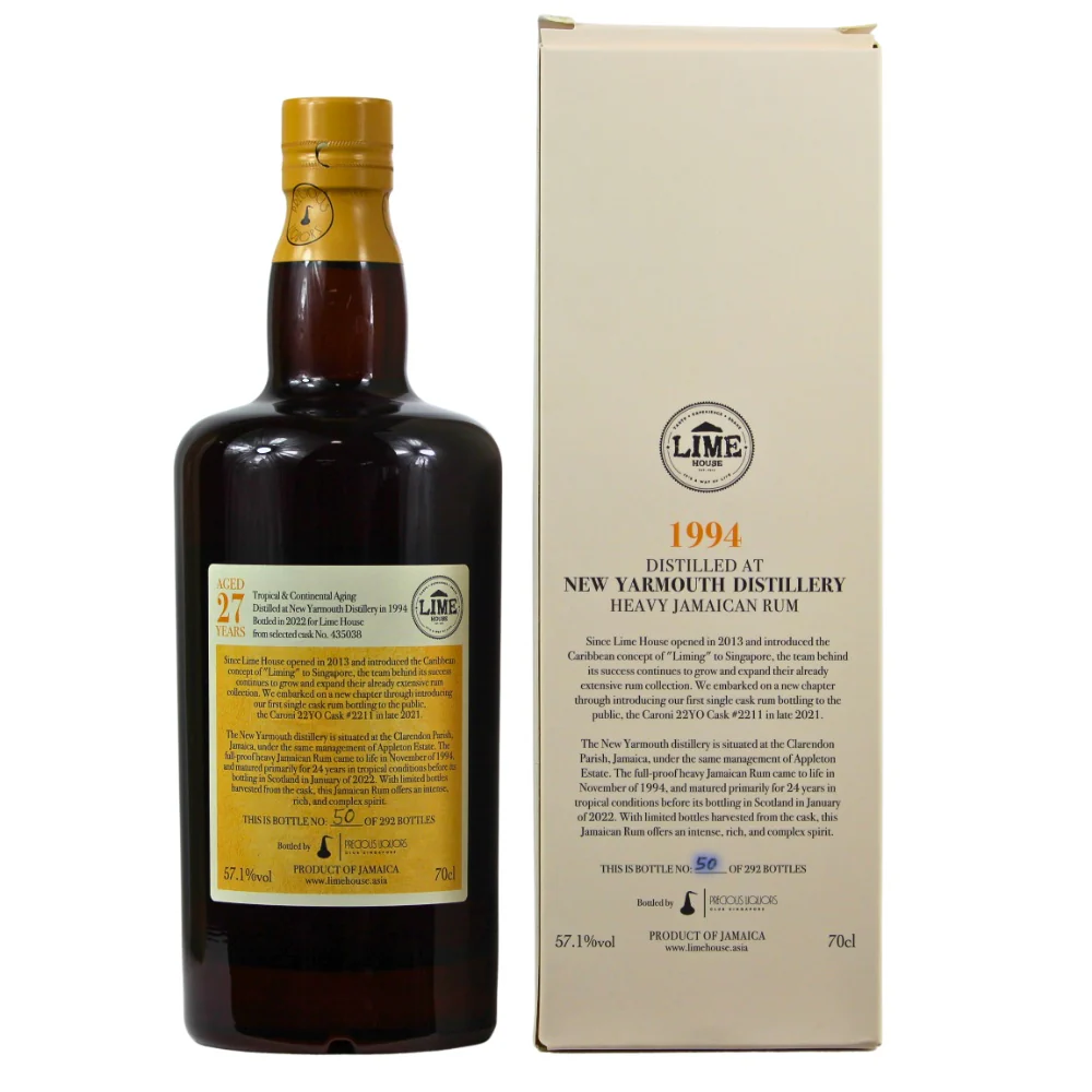 New Yarmouth 27 Jahre Limehouse 2 1994 Jamaica Rum #435038 57,1% 0,7l - Image 2