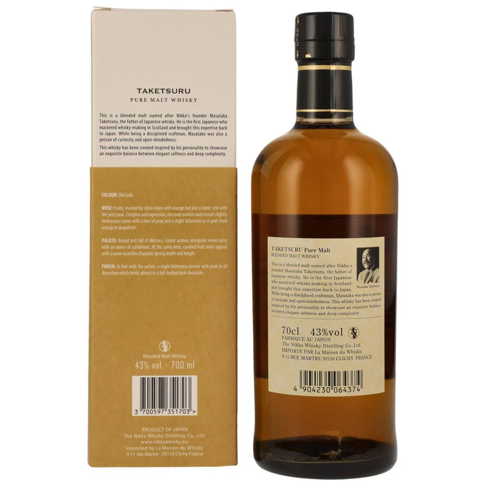 Nikka Taketsuru Pure Malt 43% 0,7l - Image 2