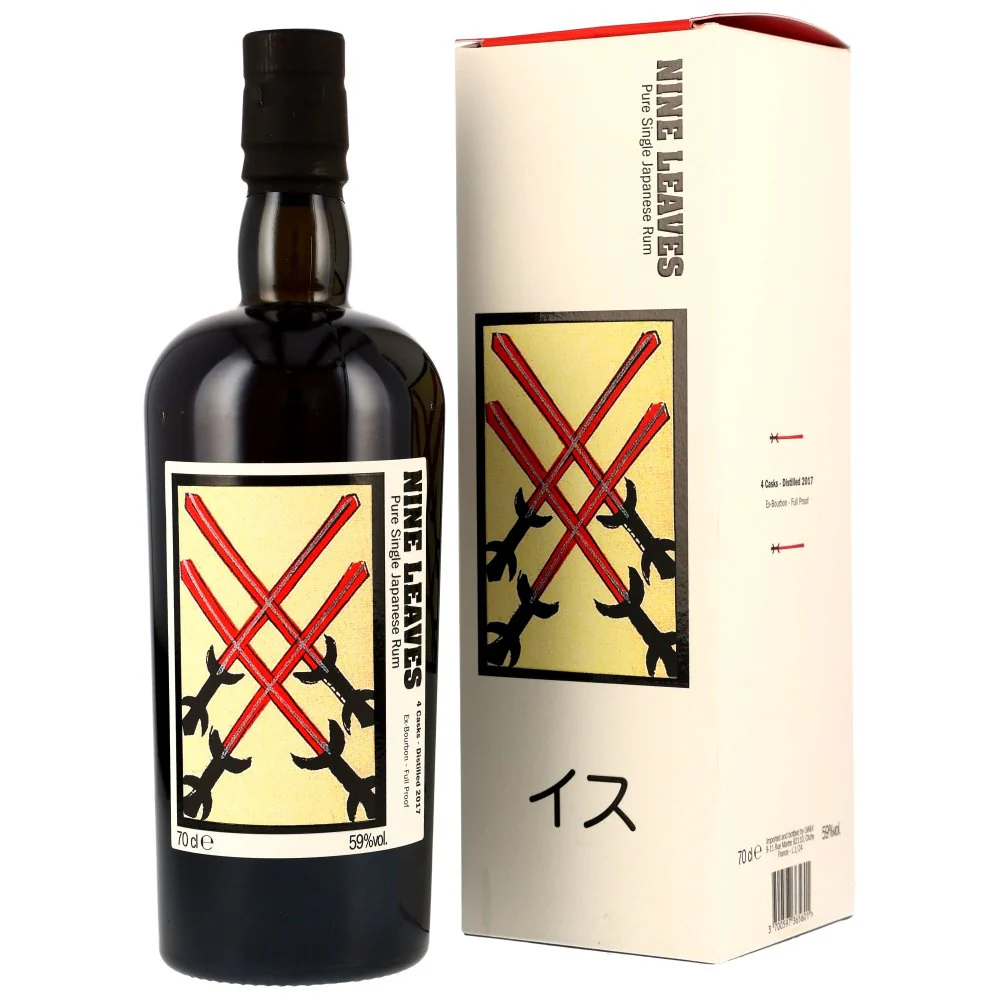 Nine Leaves 2017 Ex Bourbon Small Batch Pure Single Japanese Rum 59% 0,7l