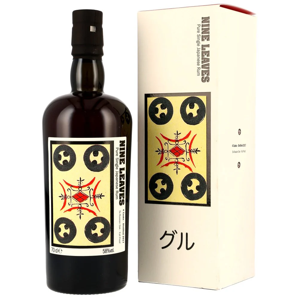 Nine Leaves 2017 Ex Russian Virgin Oak (Mizunara) Japanese Pure Single Rum 58% 0,7l