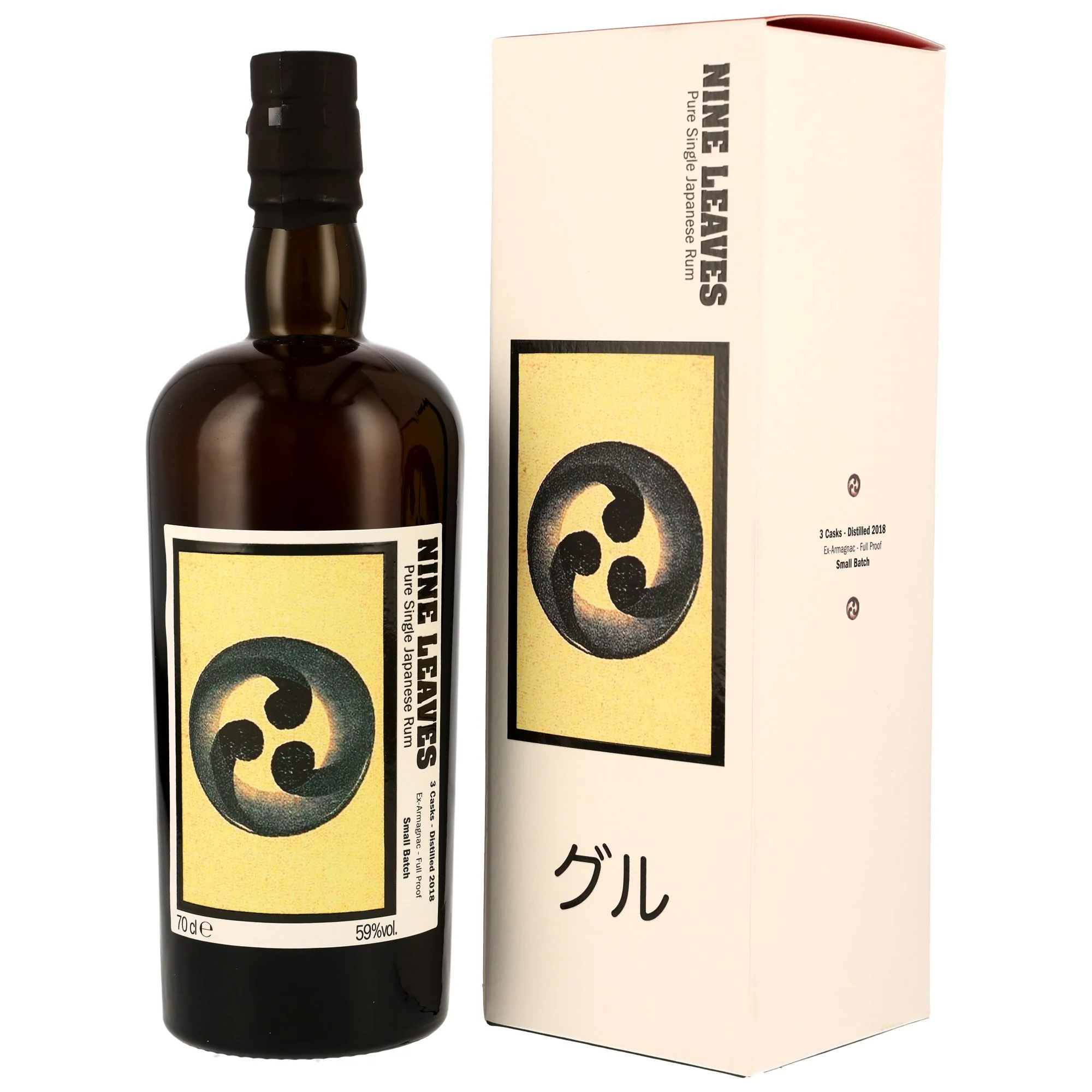 Nine Leaves 2018 Armagnac Casks Small Batch Pure Single Japanese Rum 59% 0,7l