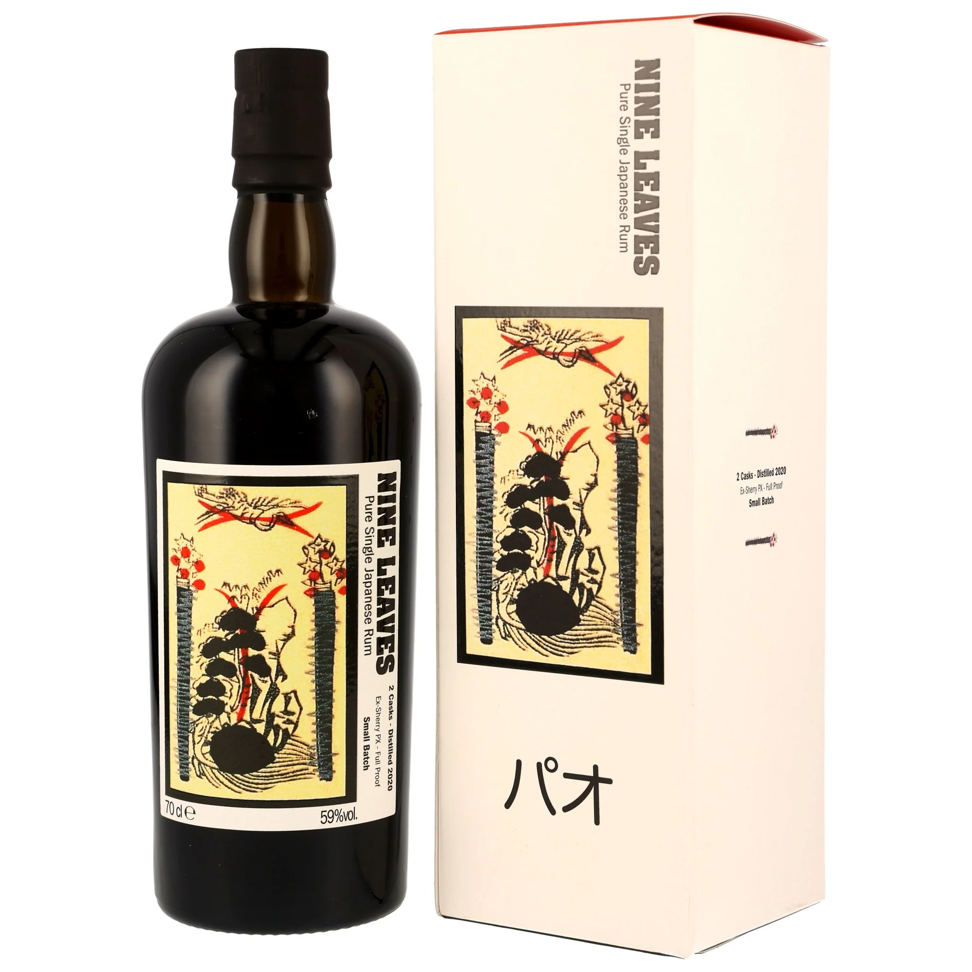 Nine Leaves 2020 PX Sherry Casks Small Batch Pure Single Japanese Rum 59% 0,7l