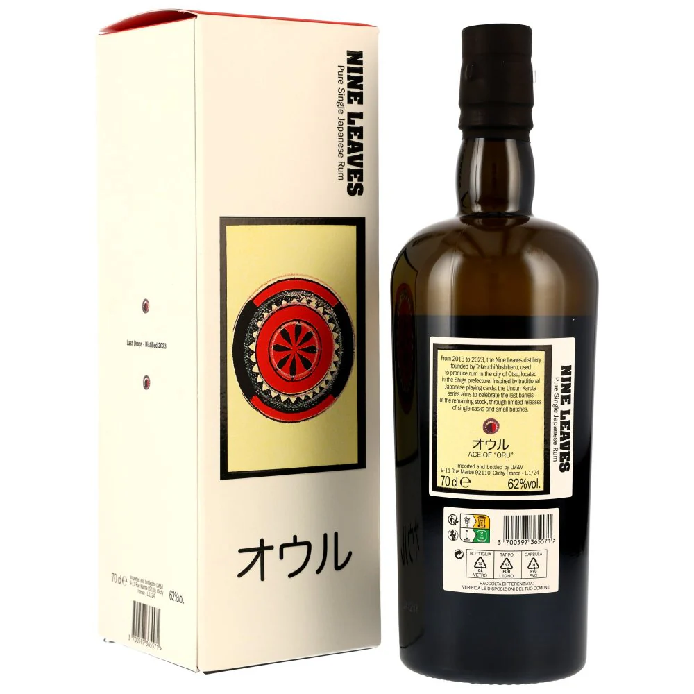 Nine Leaves 2023 Last Drops Pure Single Japanese Rum 62% 0,7l - Image 2