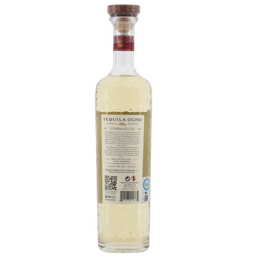 Ocho Tequila Anejo 40% 0,7l - Image 2