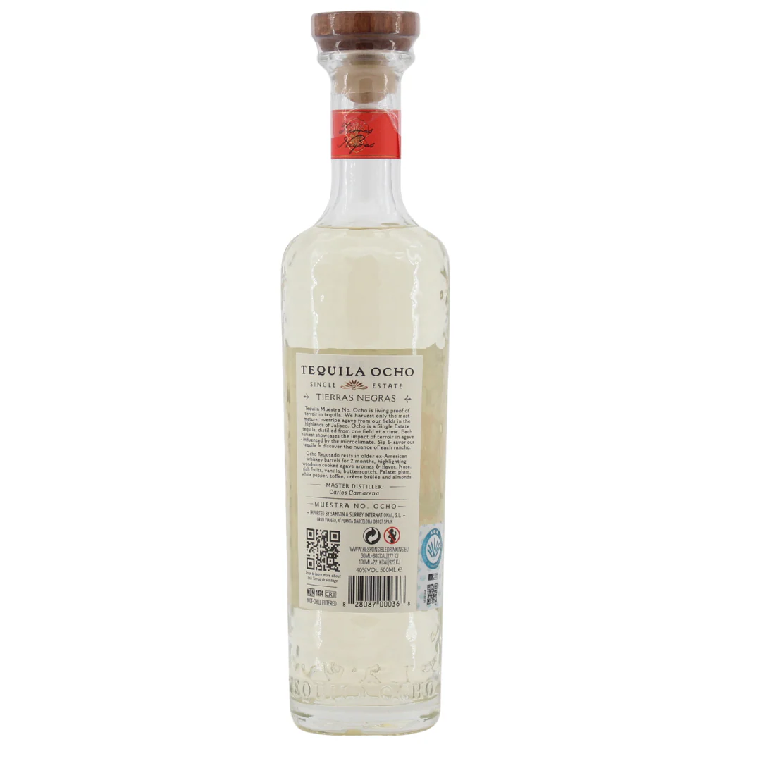 Ocho Tequila Reposado 40% 0,5l - Image 2