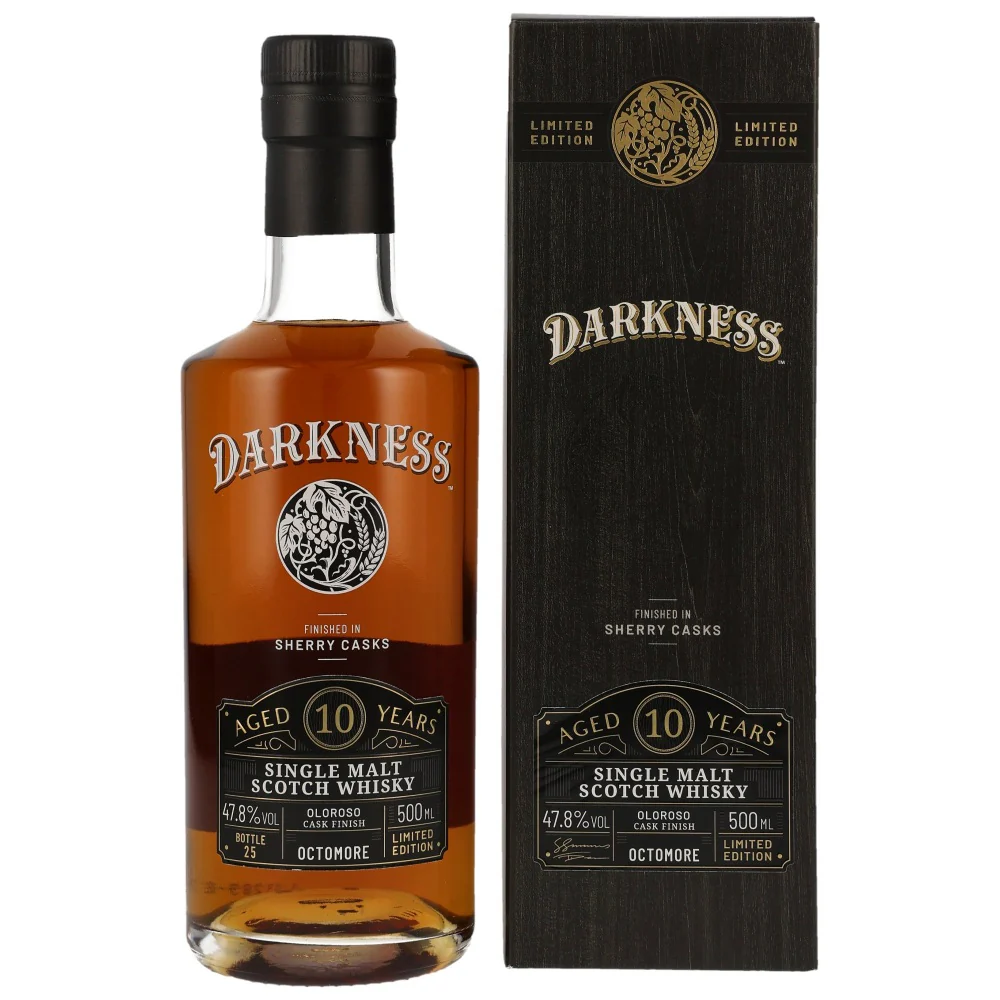 Octomore 10 Jahre Darkness Oloroso Cask 47,8% 0,5l