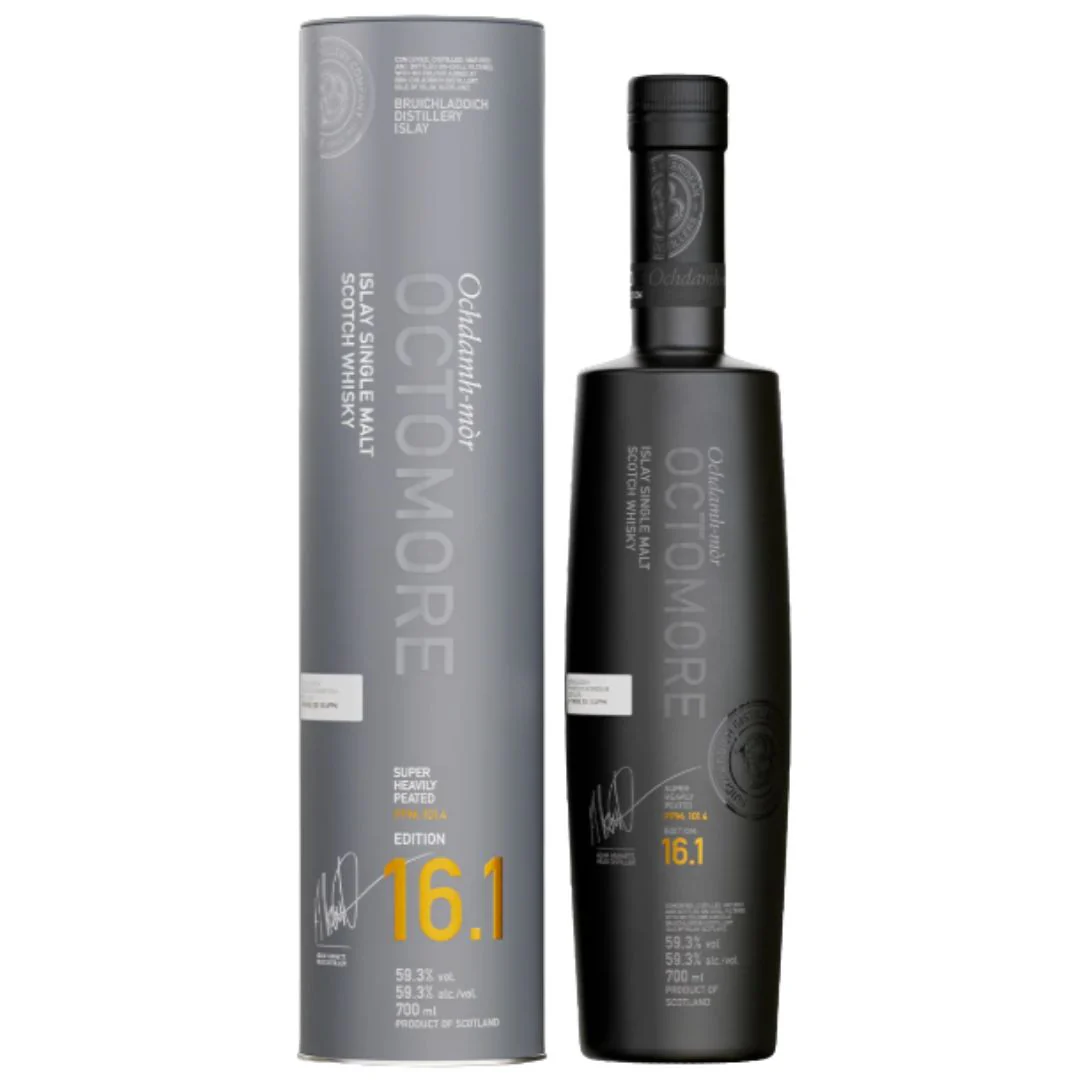 Octomore 16.1 Super Heavily Peated 101,4 PPM 59,3% 0,7l