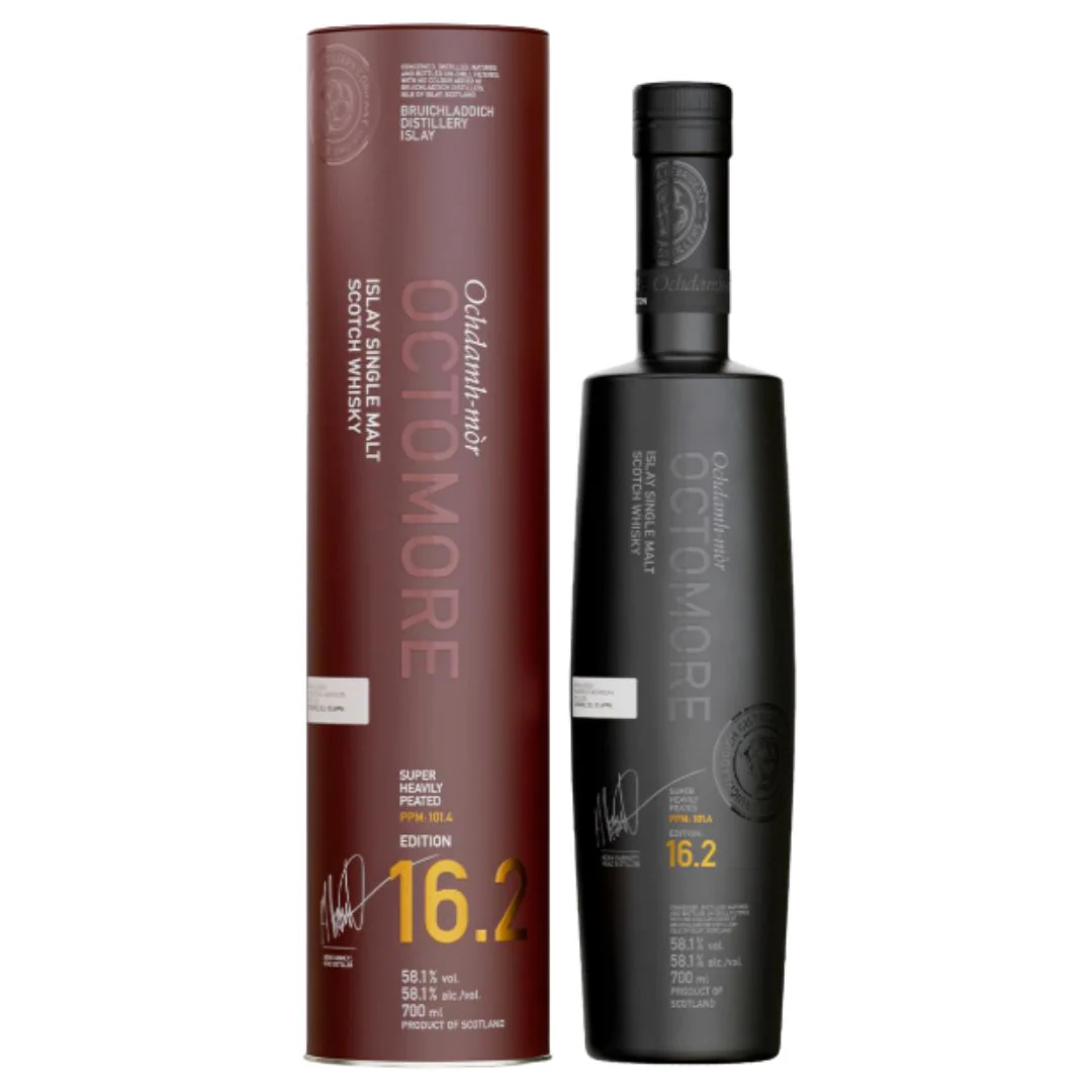 Octomore 16.2 Super Heavily Peated 101,4 PPM 58,1% 0,7l