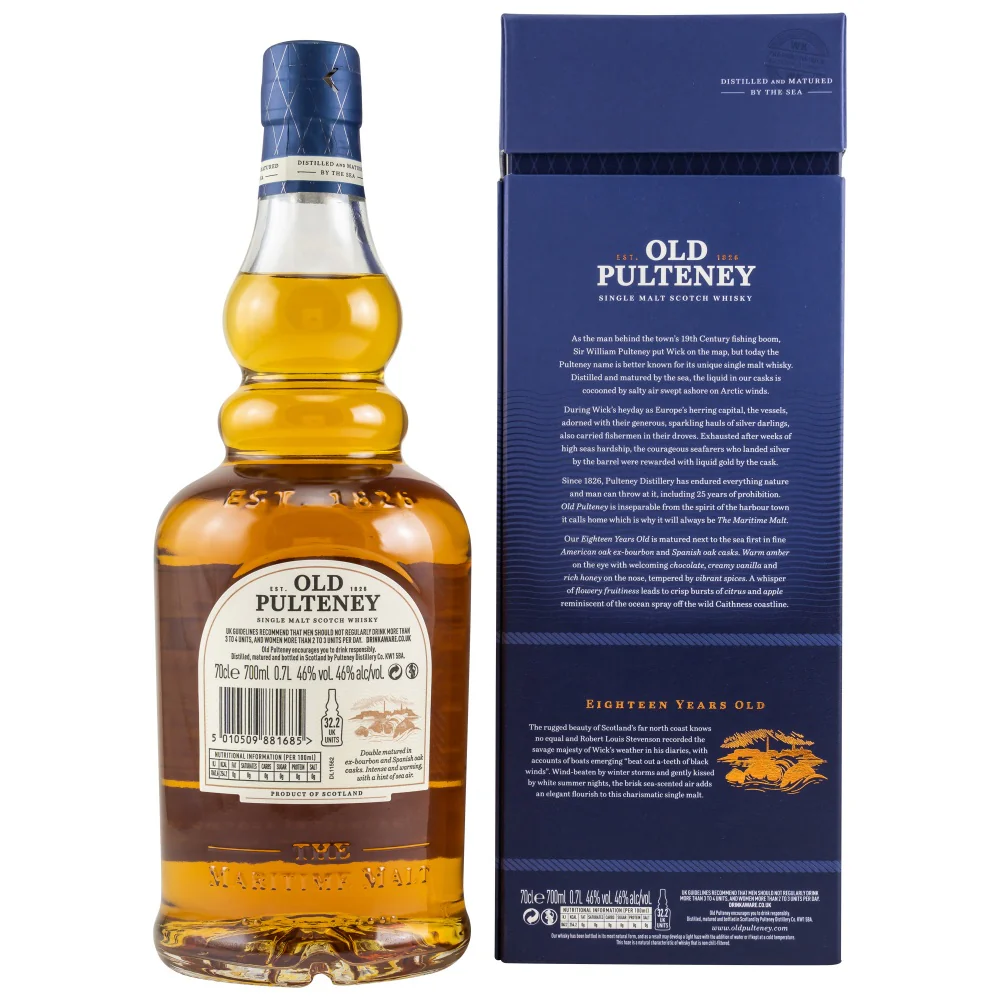 Old Pulteney 18 Jahre 46% 0,7l - Image 2