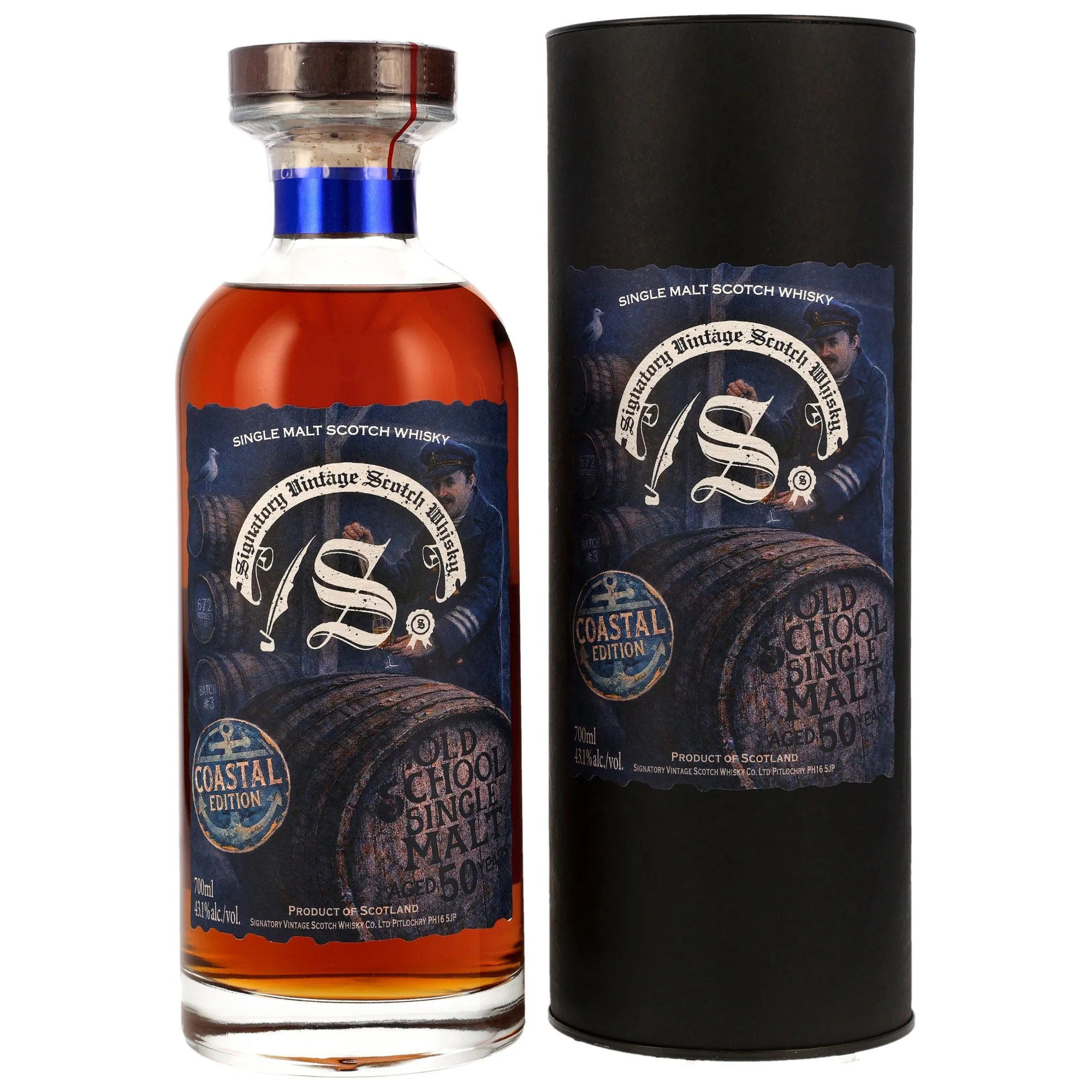 Old School Single Malt Batch #4 50 Jahre SV 43,3% 0,7l