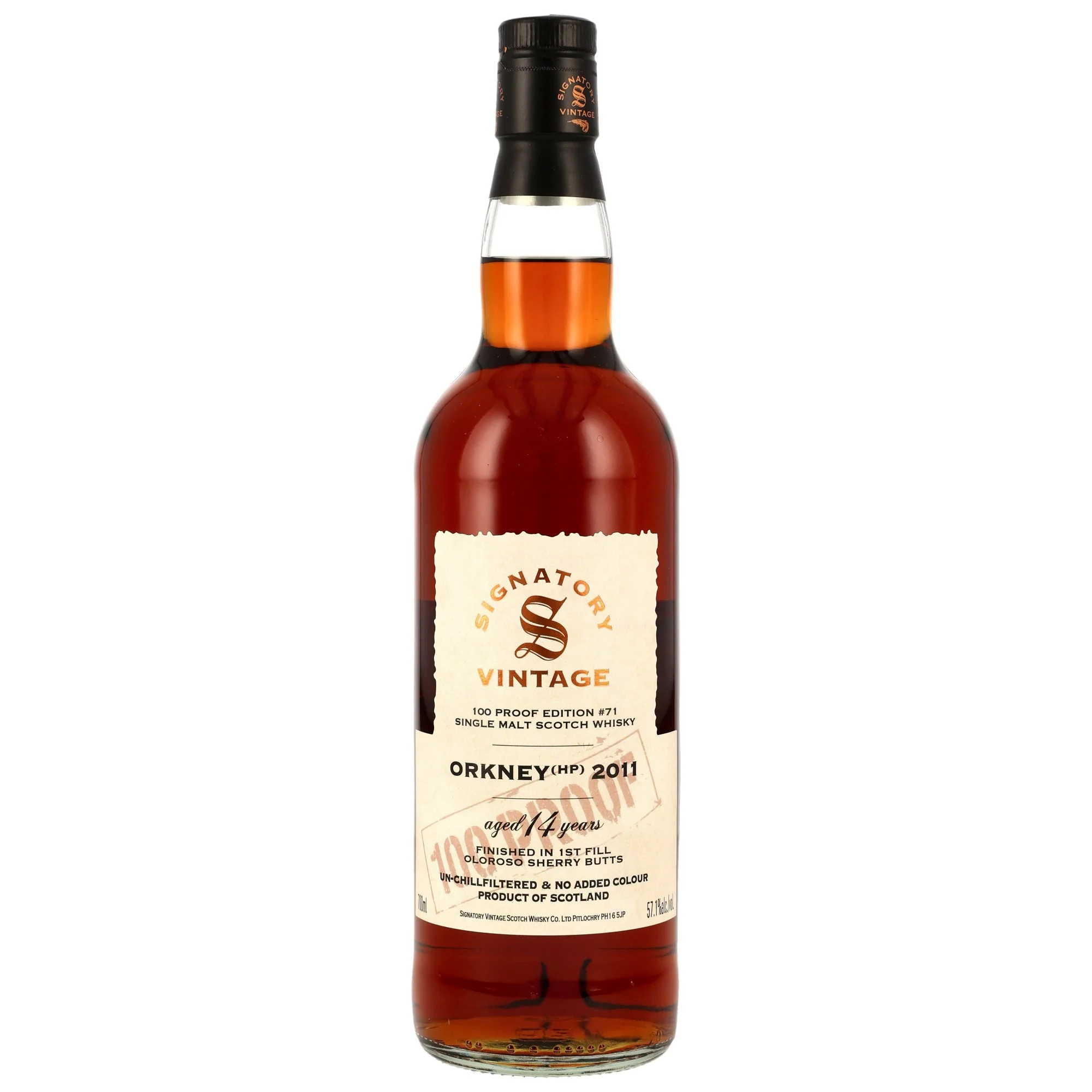 Orkney 14 Jahre 2011/2026 Signatory Vintage 100 Proof Edition #71 57,1% 0,7l