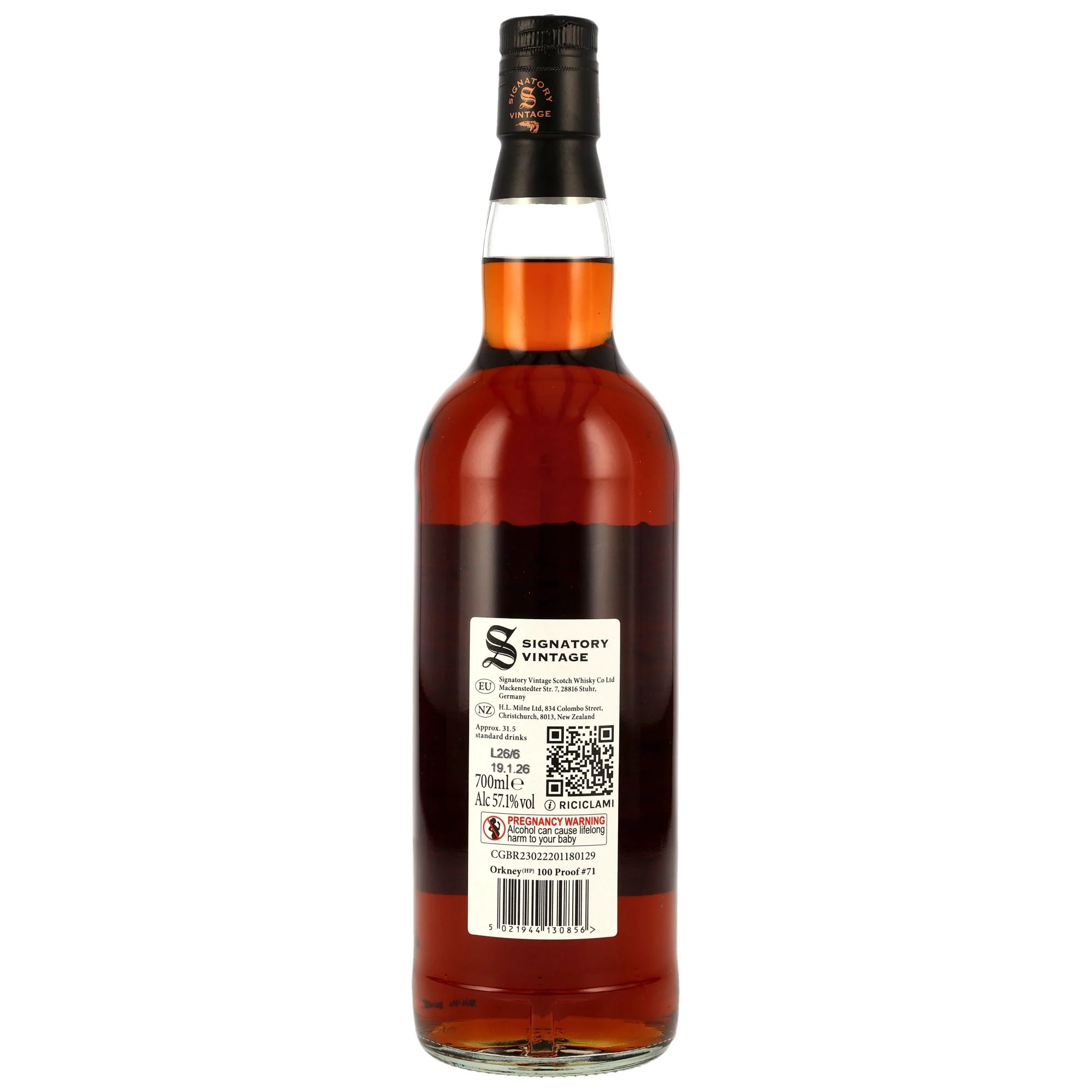 Orkney 14 Jahre 2011/2026 Signatory Vintage 100 Proof Edition #71 57,1% 0,7l - Image 2