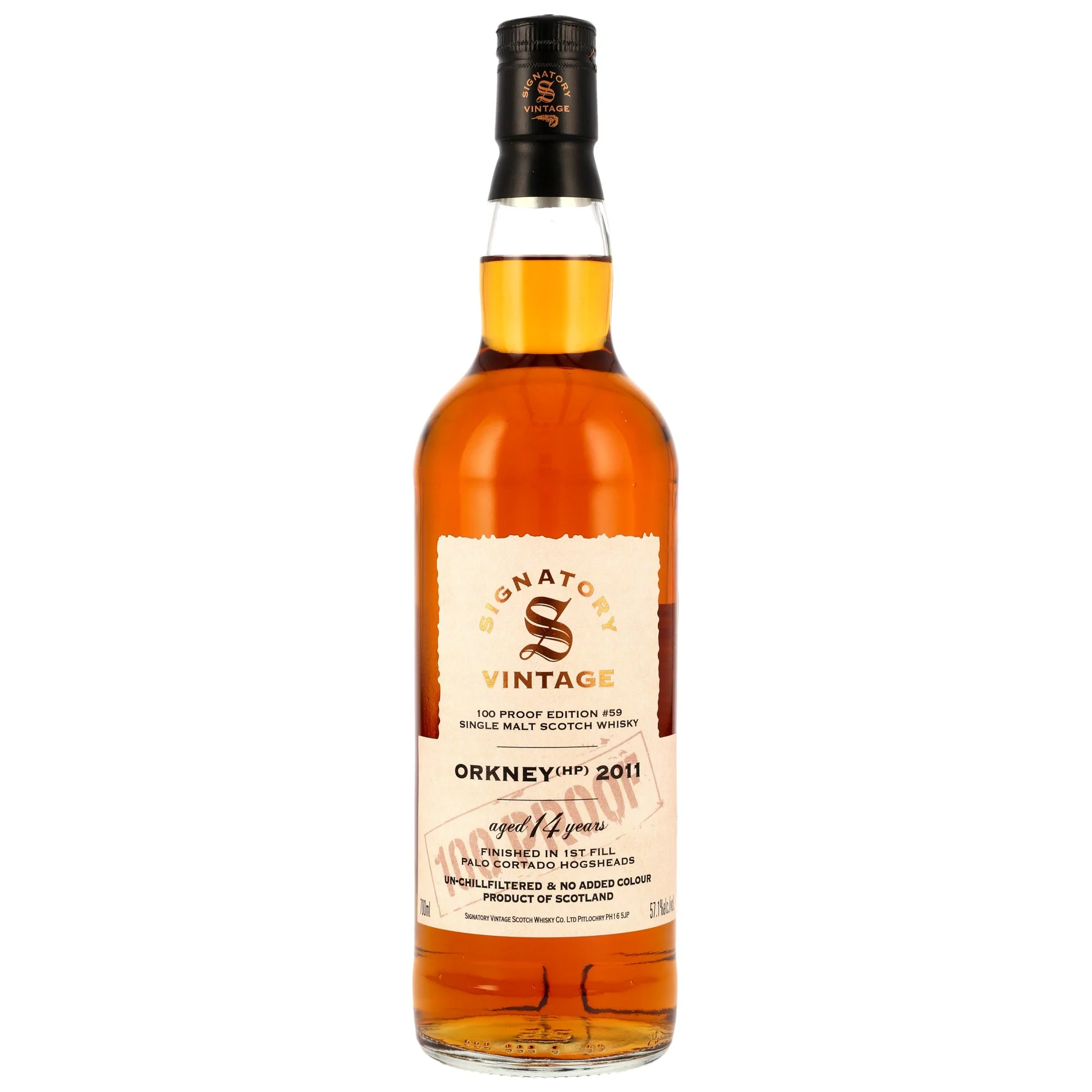 Orkney (HP) 14 Jahre 2011/2025 Palo Cortado 100 Proof Edition #59 SV 57,1% 0,7l