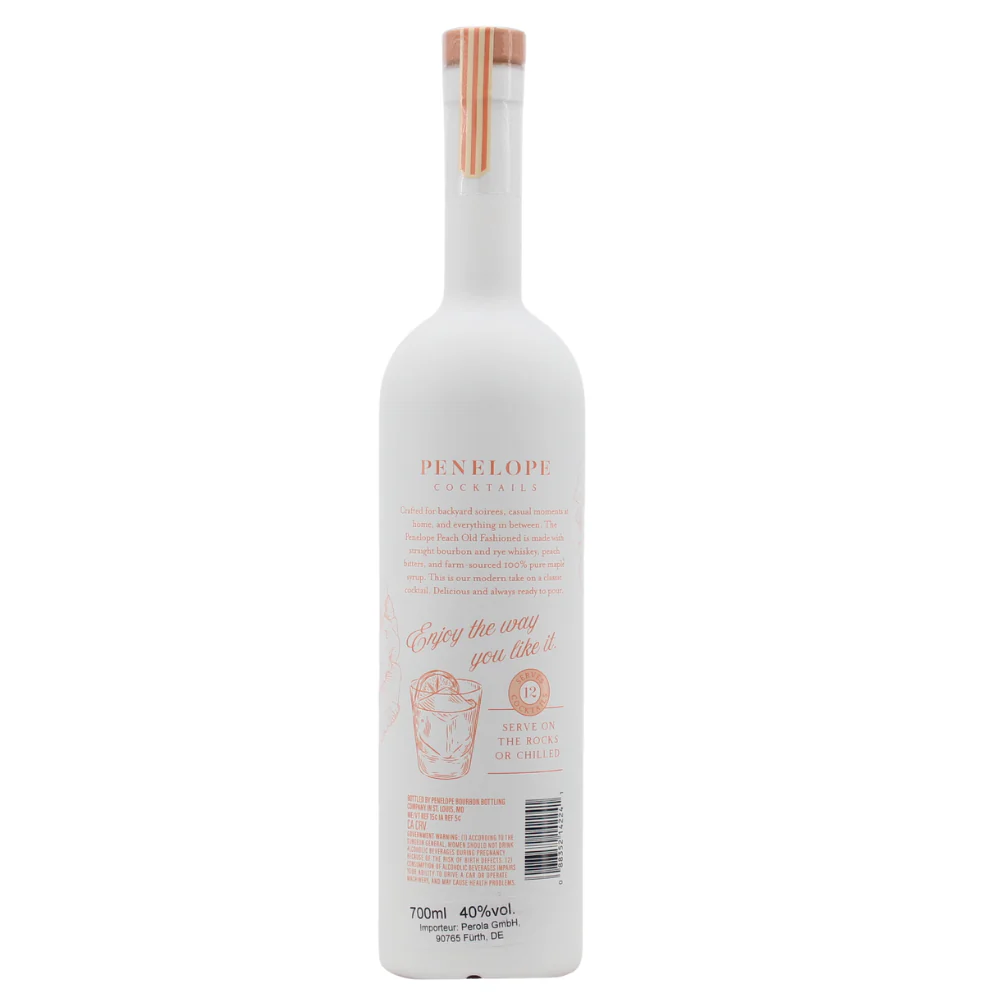 Penelope Cocktail Peach Old Fashioned 40% 0,7l - Image 2