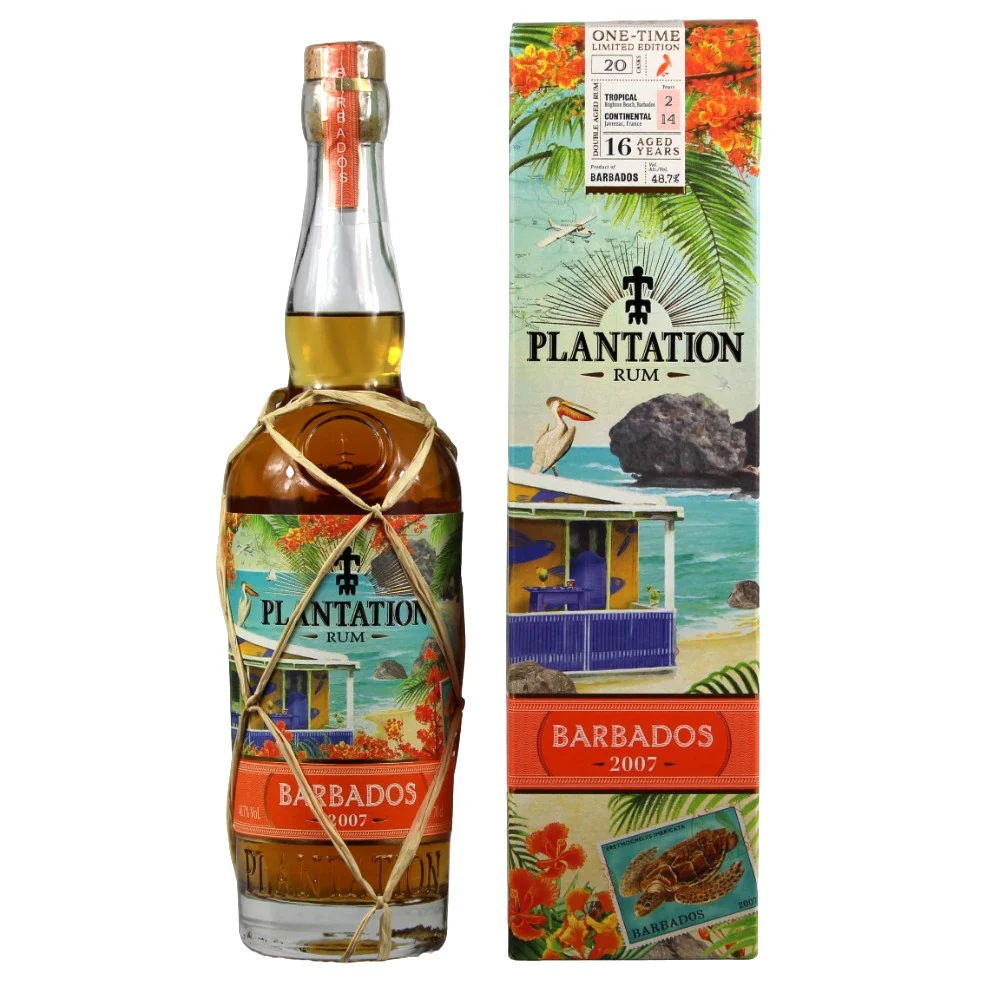 Plantation Rum 16 Jahre Barbados 2007 One Time Limited Edition 48,7% 0,7l
