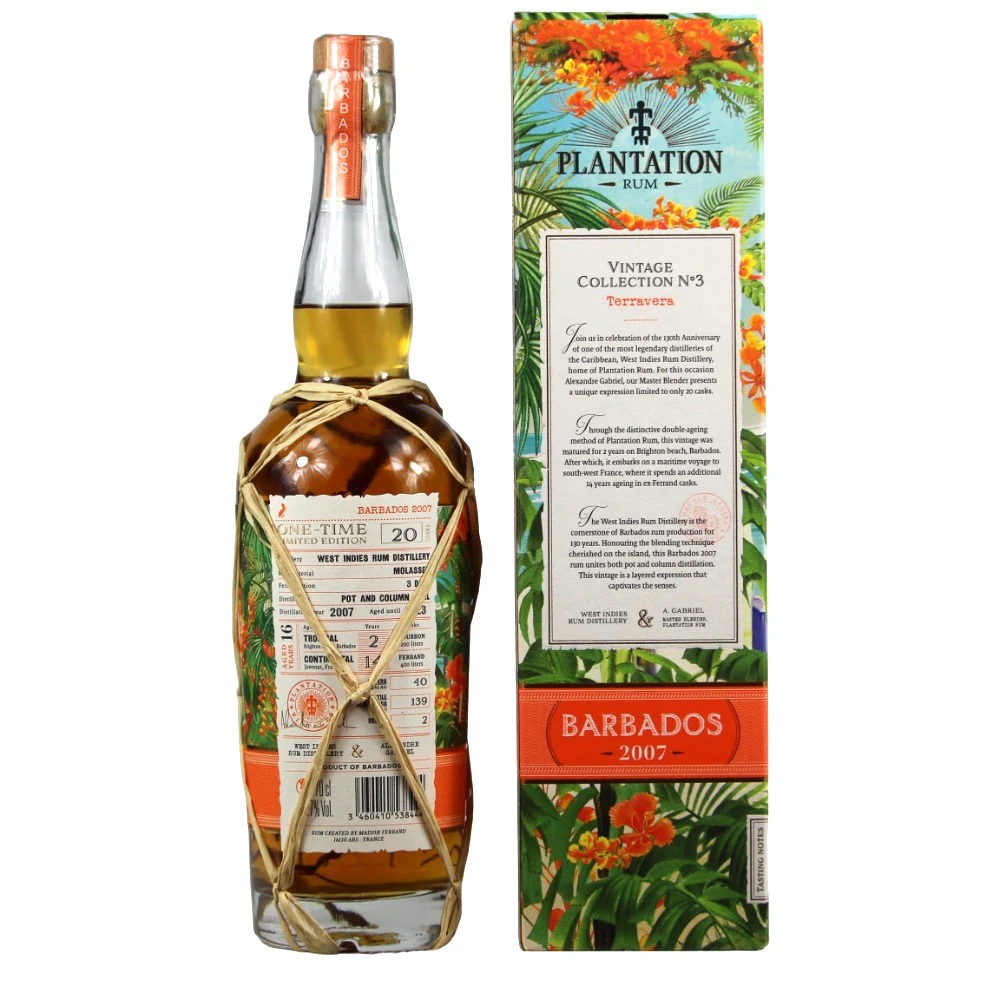 Plantation Rum 16 Jahre Barbados 2007 One Time Limited Edition 48,7% 0,7l - Image 2