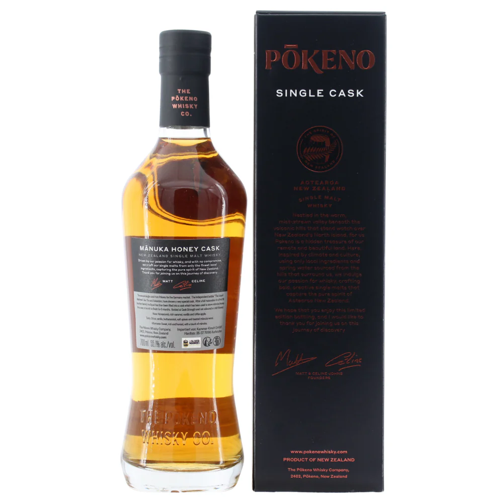Pokeno 2021/2025 Manuka Honey Cask 55,1% 0,7l - Image 2